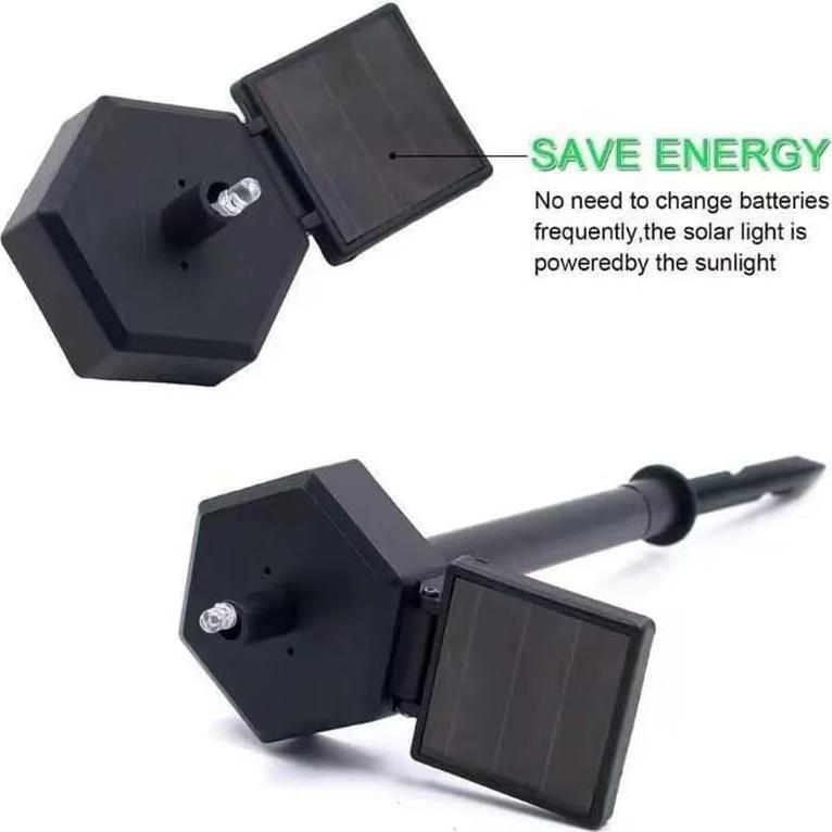 Luz de Búho Solar LED YZYOE 45x15cm Decorativa Jardín