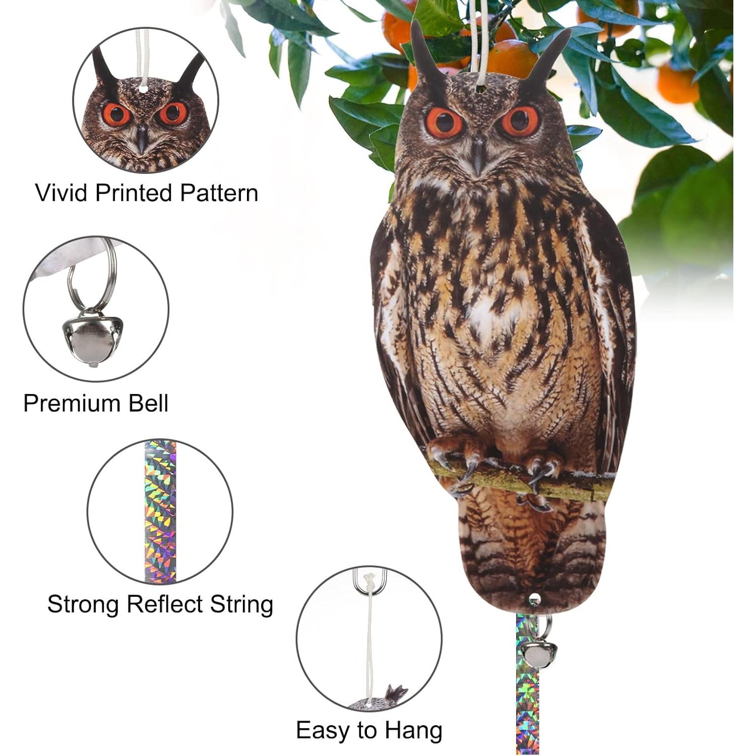 Dispositivos Ahuyentadores de Animales OffiCreative 3PCS Búhos