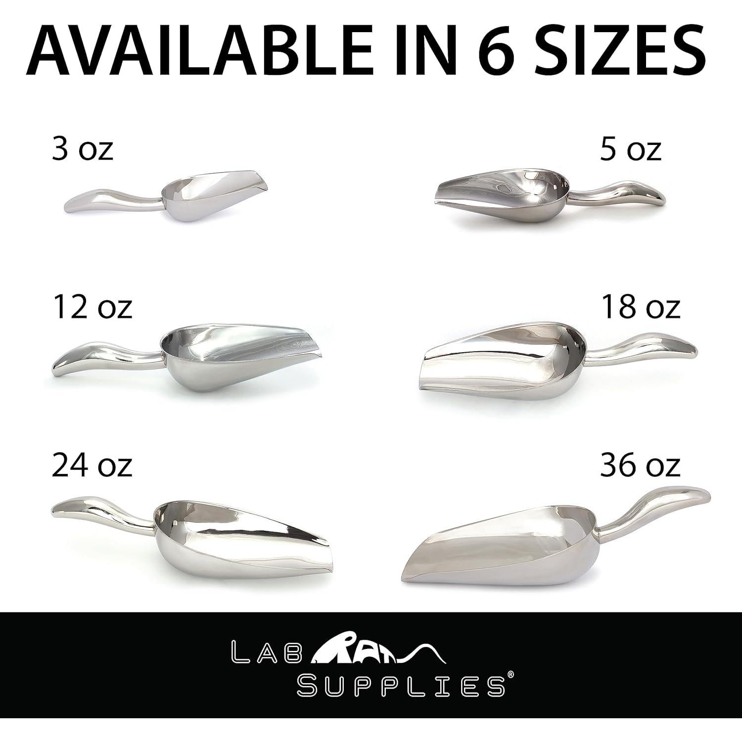 Cucharón de Acero Inoxidable LabRat 12 oz - Multifuncional