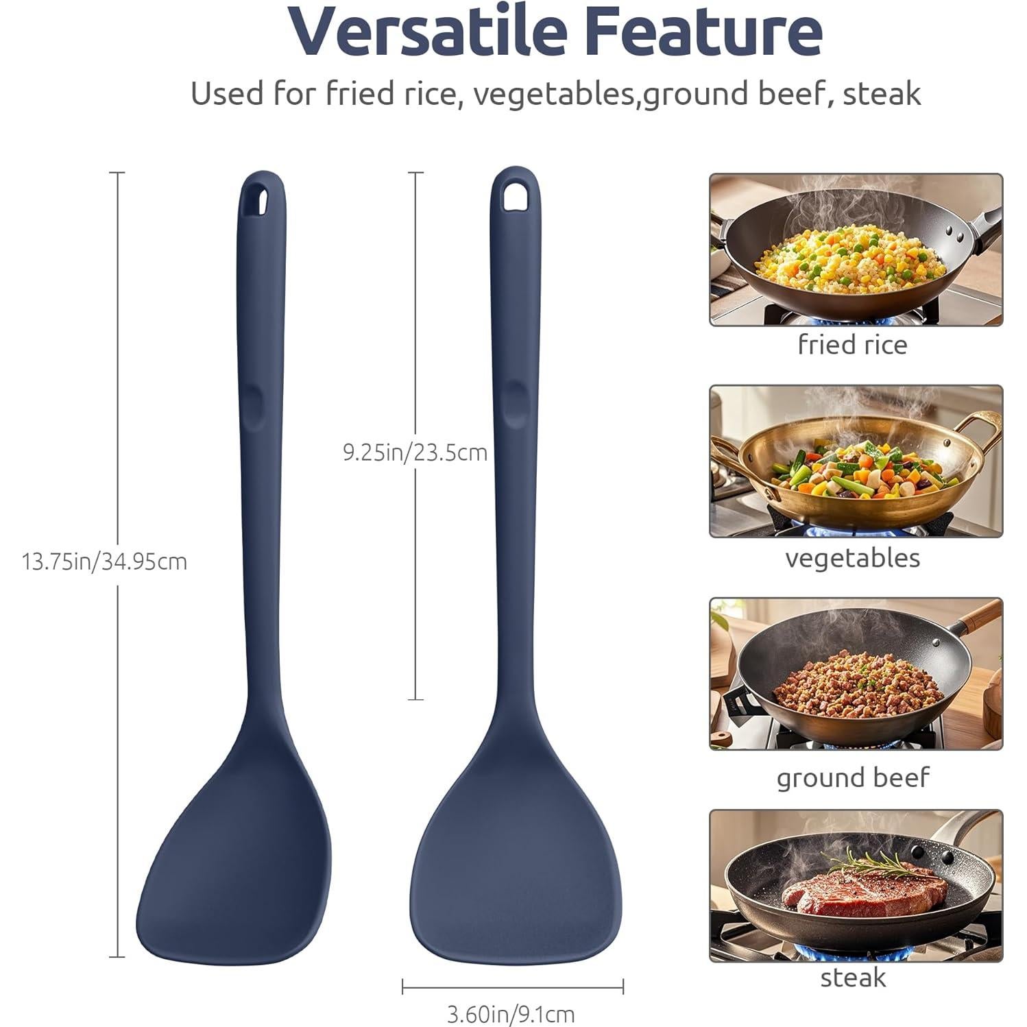 Espátula de Wok U-Taste de Silicona 34.9 cm Resistente al Calor
