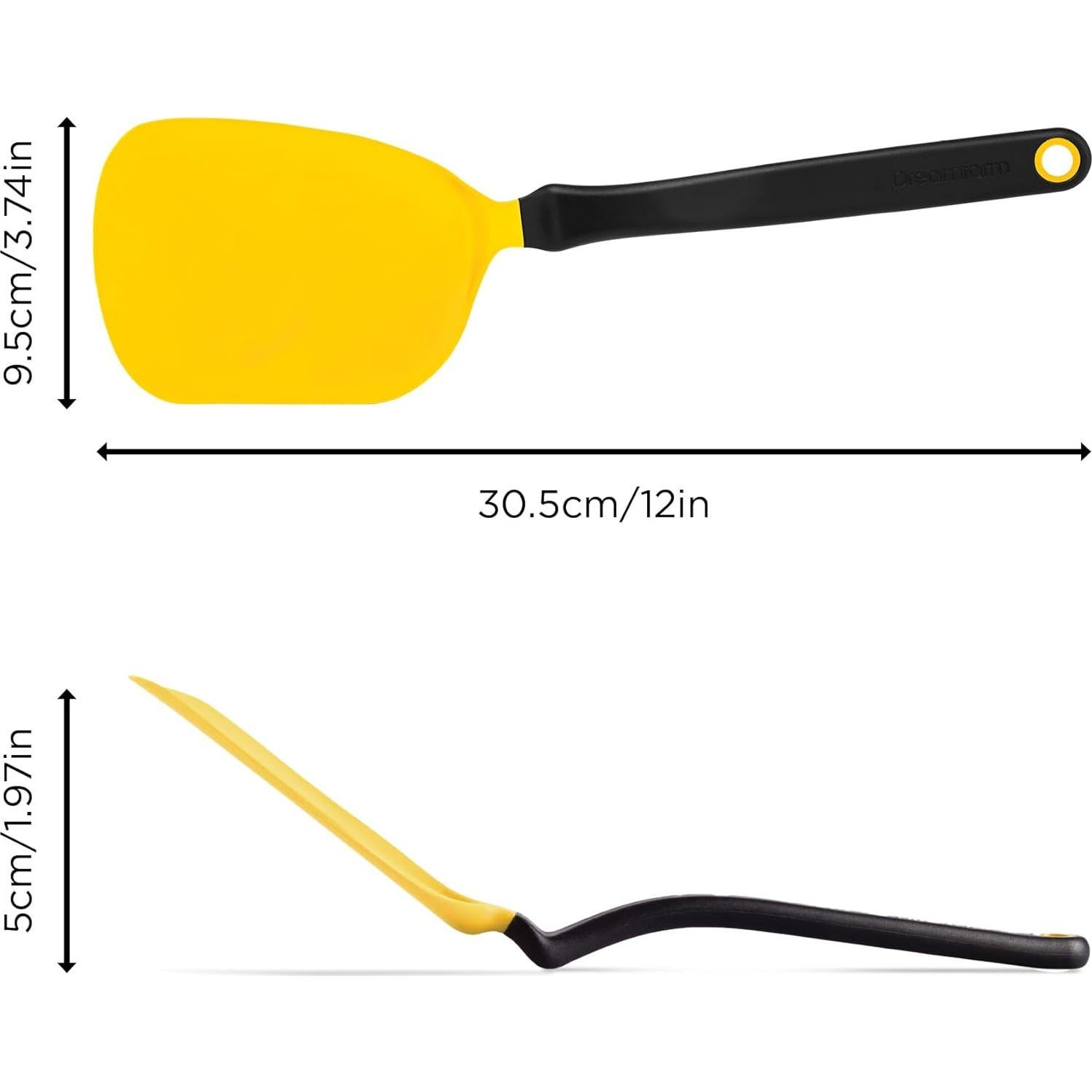 Espátula Antiadherente Dreamfarm Chopula 30.48 cm Amarillo