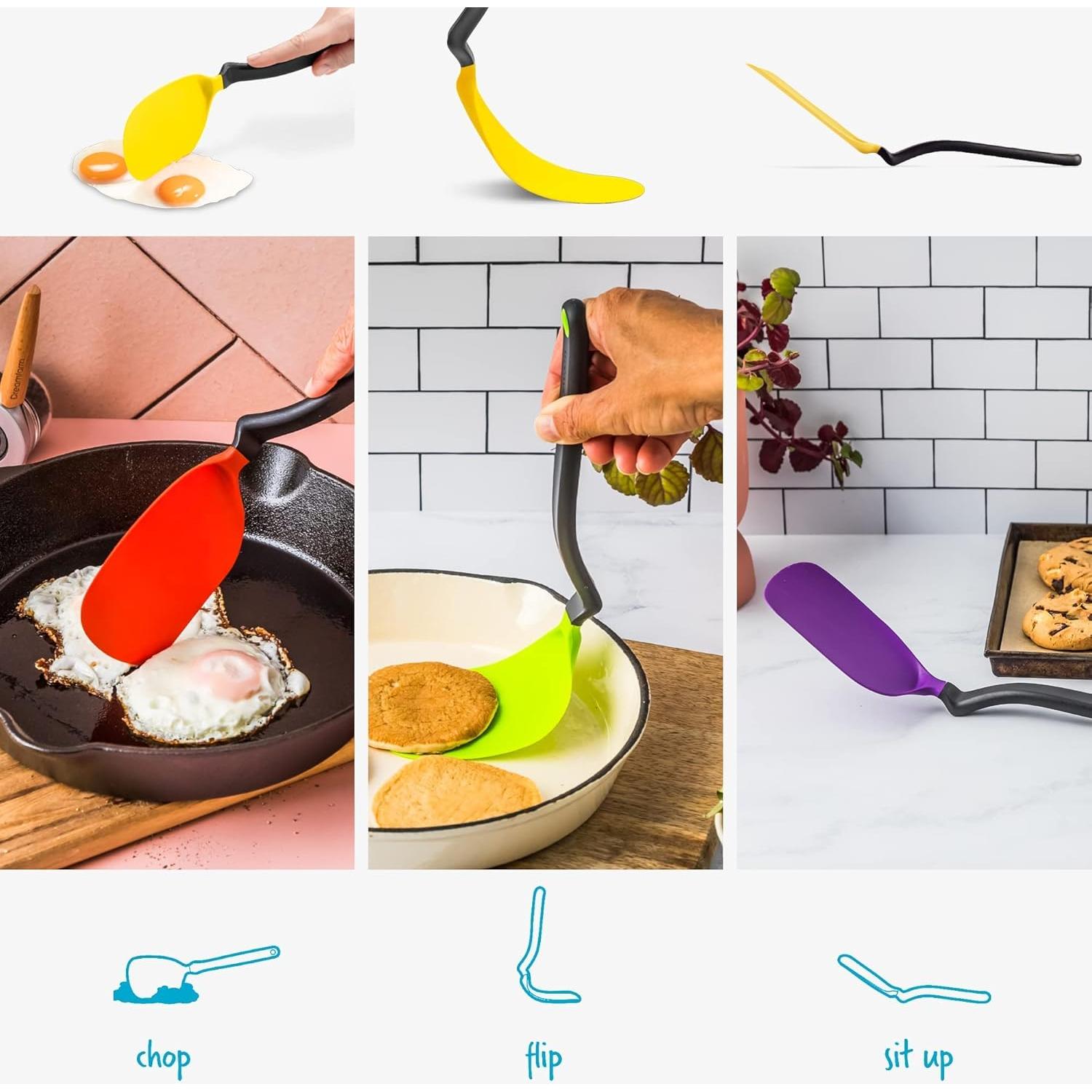 Espátula Antiadherente Dreamfarm Chopula 30.48 cm Amarillo