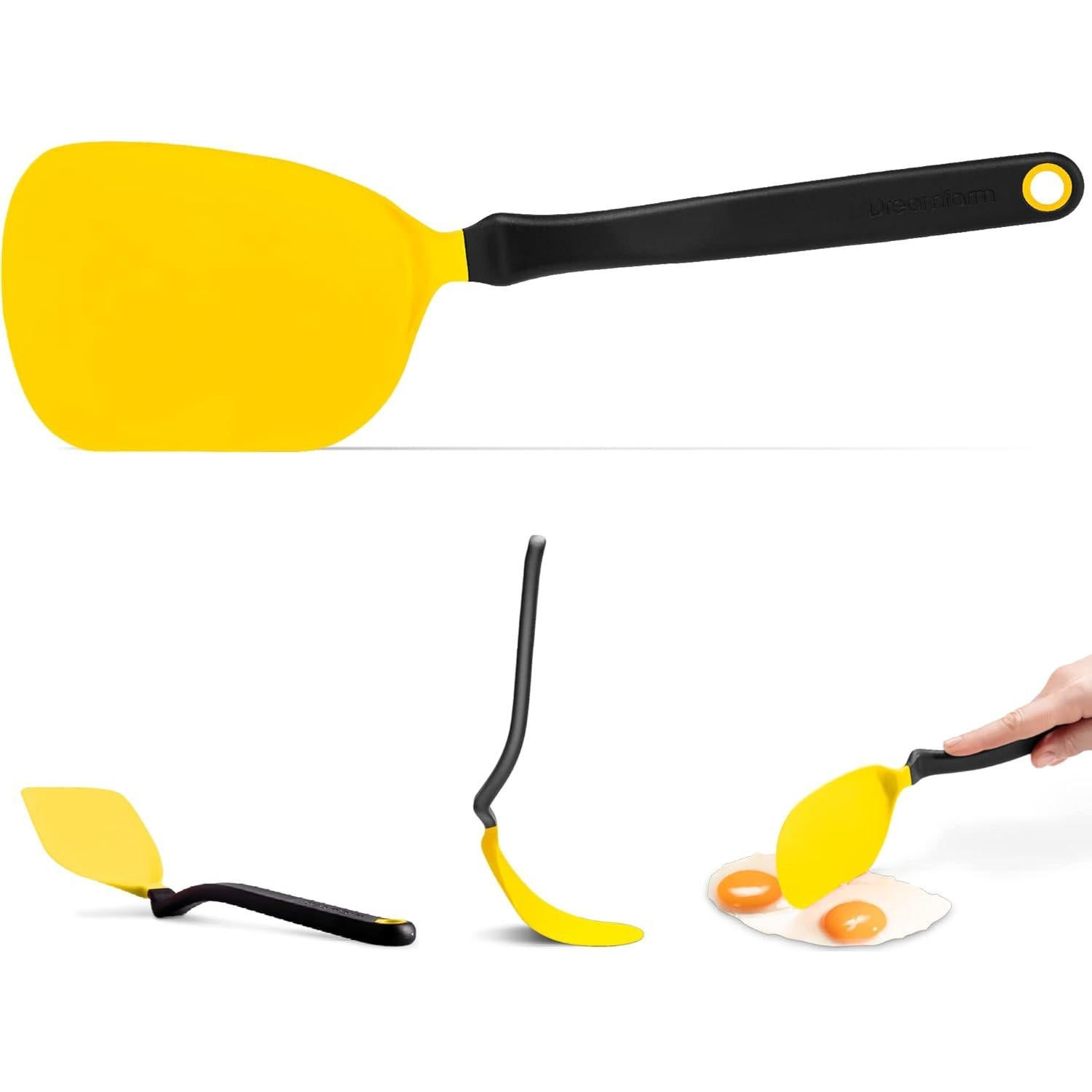 Espátula Antiadherente Dreamfarm Chopula 30.48 cm Amarillo