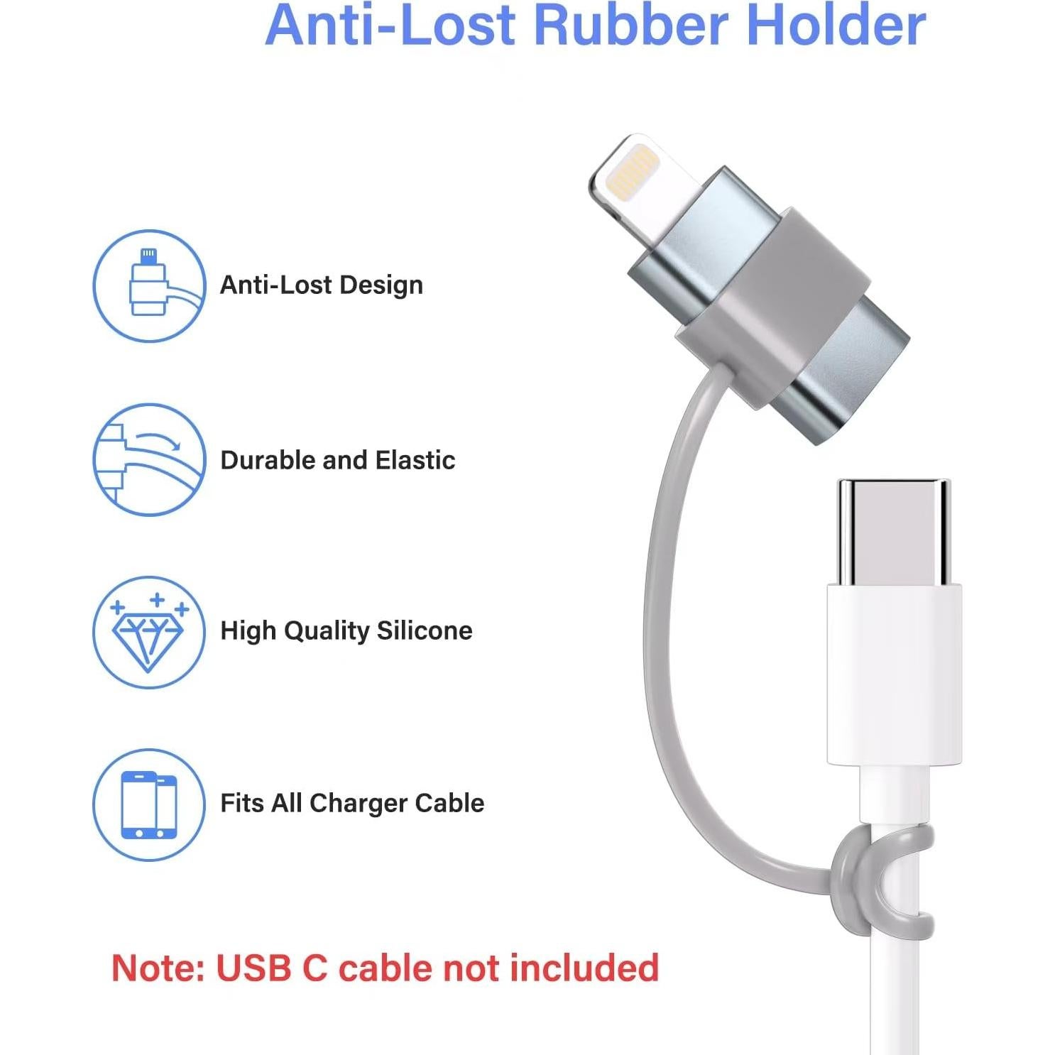 Adaptador USB C a Lightning Thousover 1.8-2.2A Carga Rápida