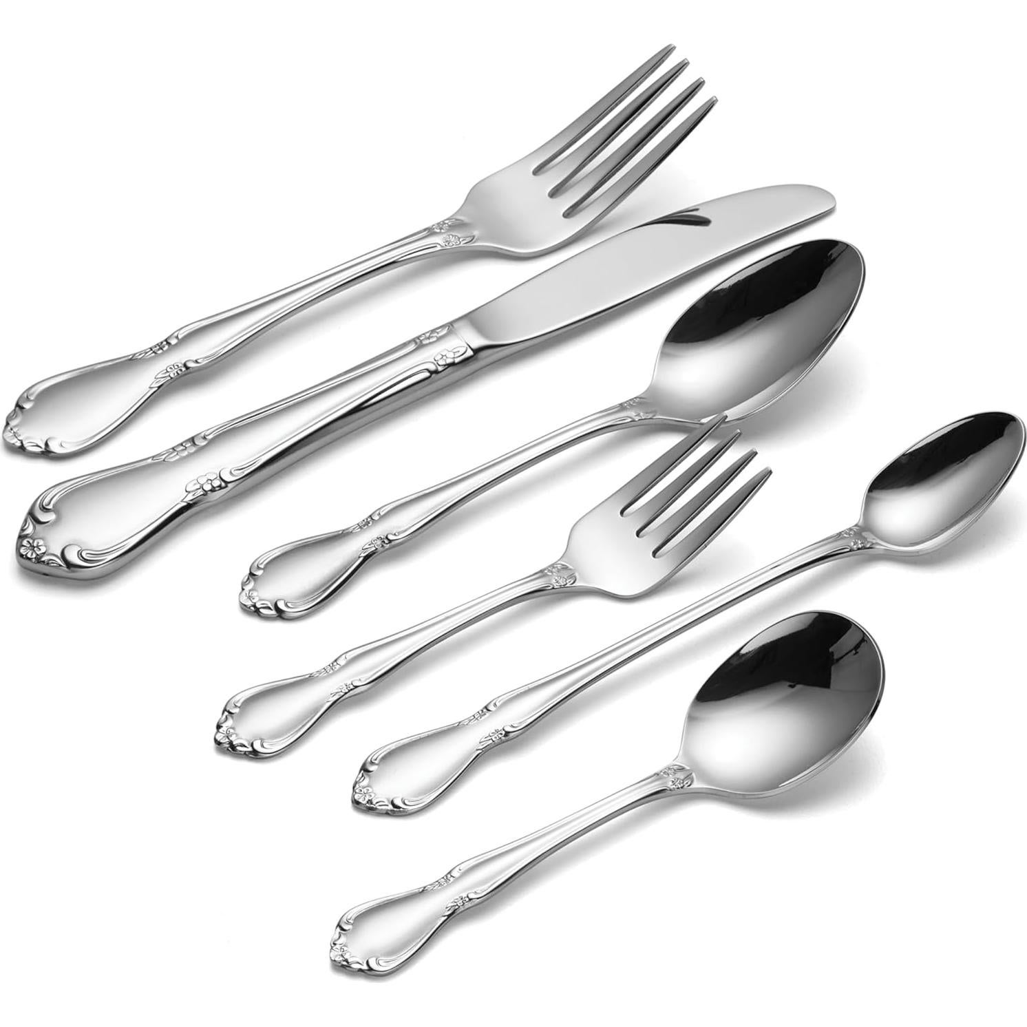 Set de Cubiertos de 6 Piezas Oneida Chateau para Bebé y Niño