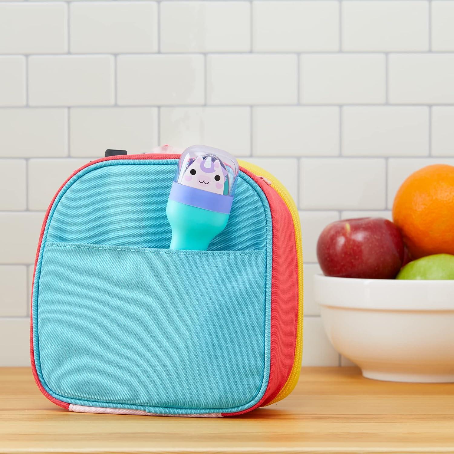 Juego de Utensilios de Viaje ZOKU Unicornio - Acero Inoxidable