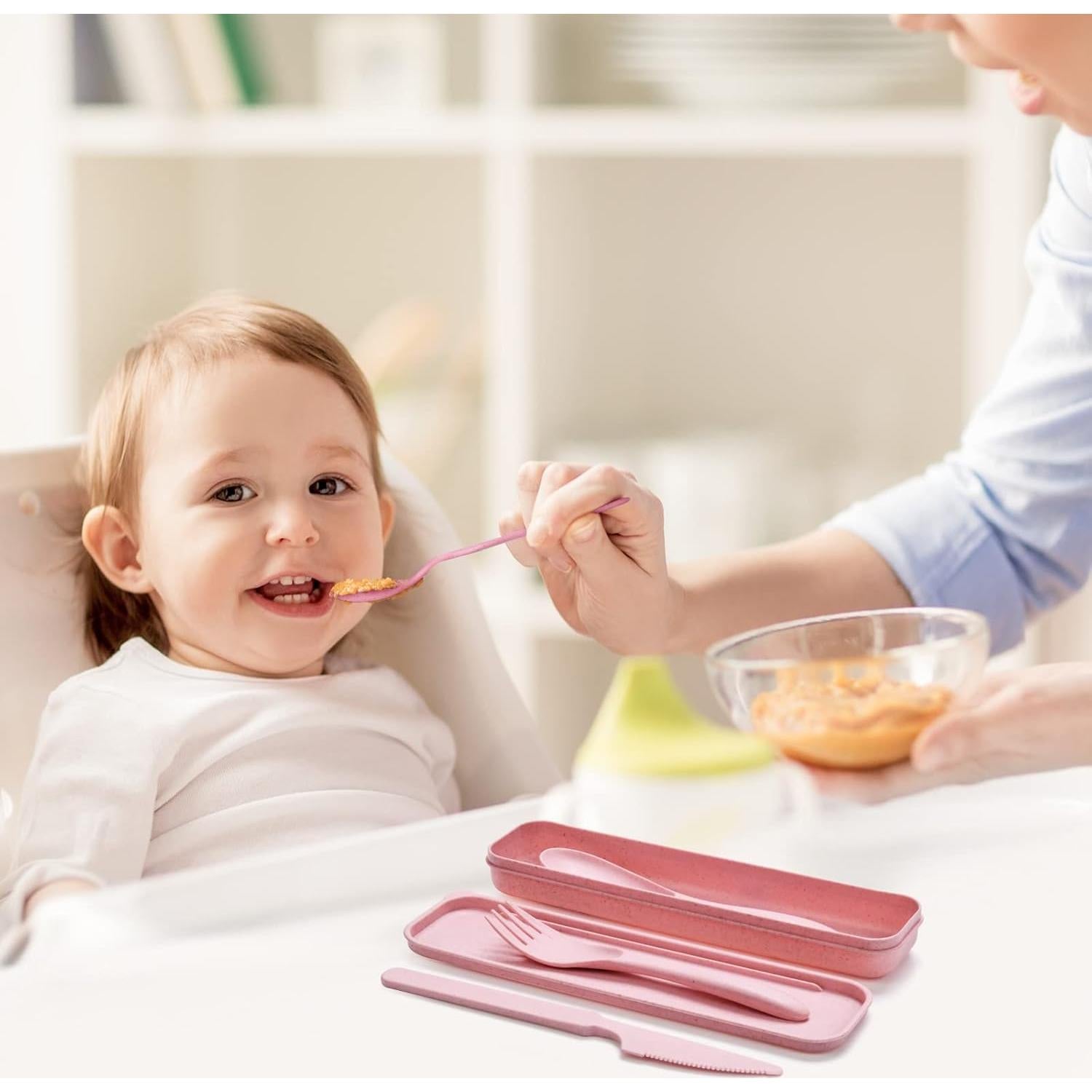 Juego de Utensilios Reutilizables YDYTOP para Camping - 2 Juegos