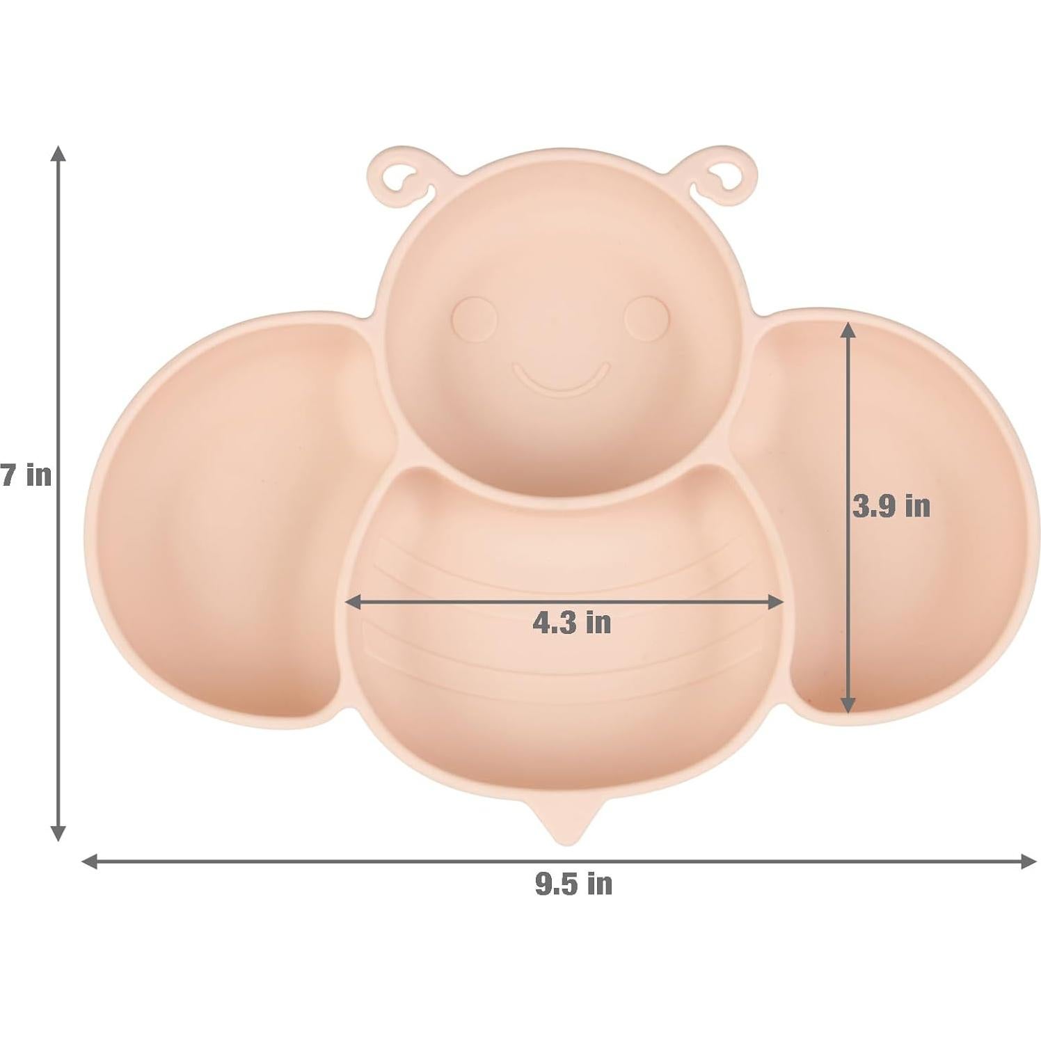 Platos de Succión de Silicona PandaEar para Niños - 2 Unidades
