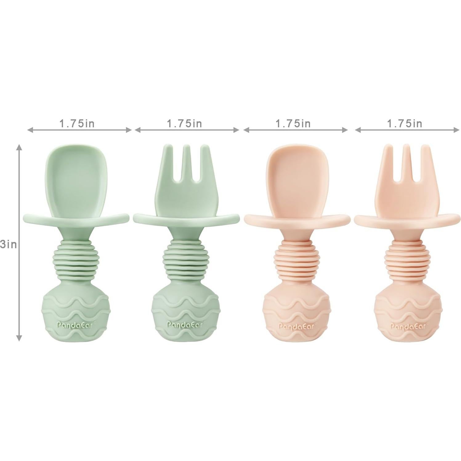 Platos de Succión de Silicona PandaEar para Niños - 2 Unidades