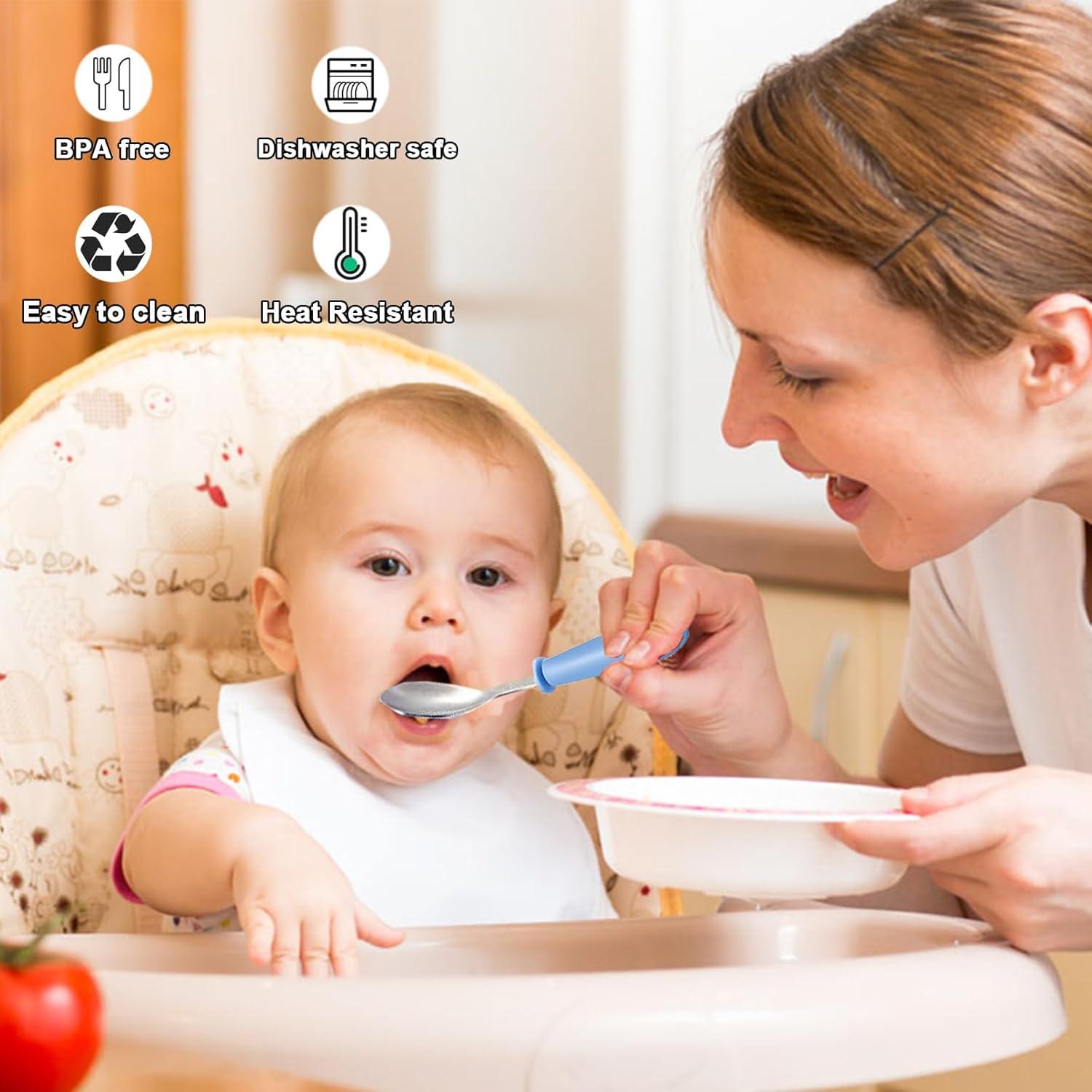 Juego de Cubiertos para Niños xlehoely 12 Piezas Acero Inoxidable