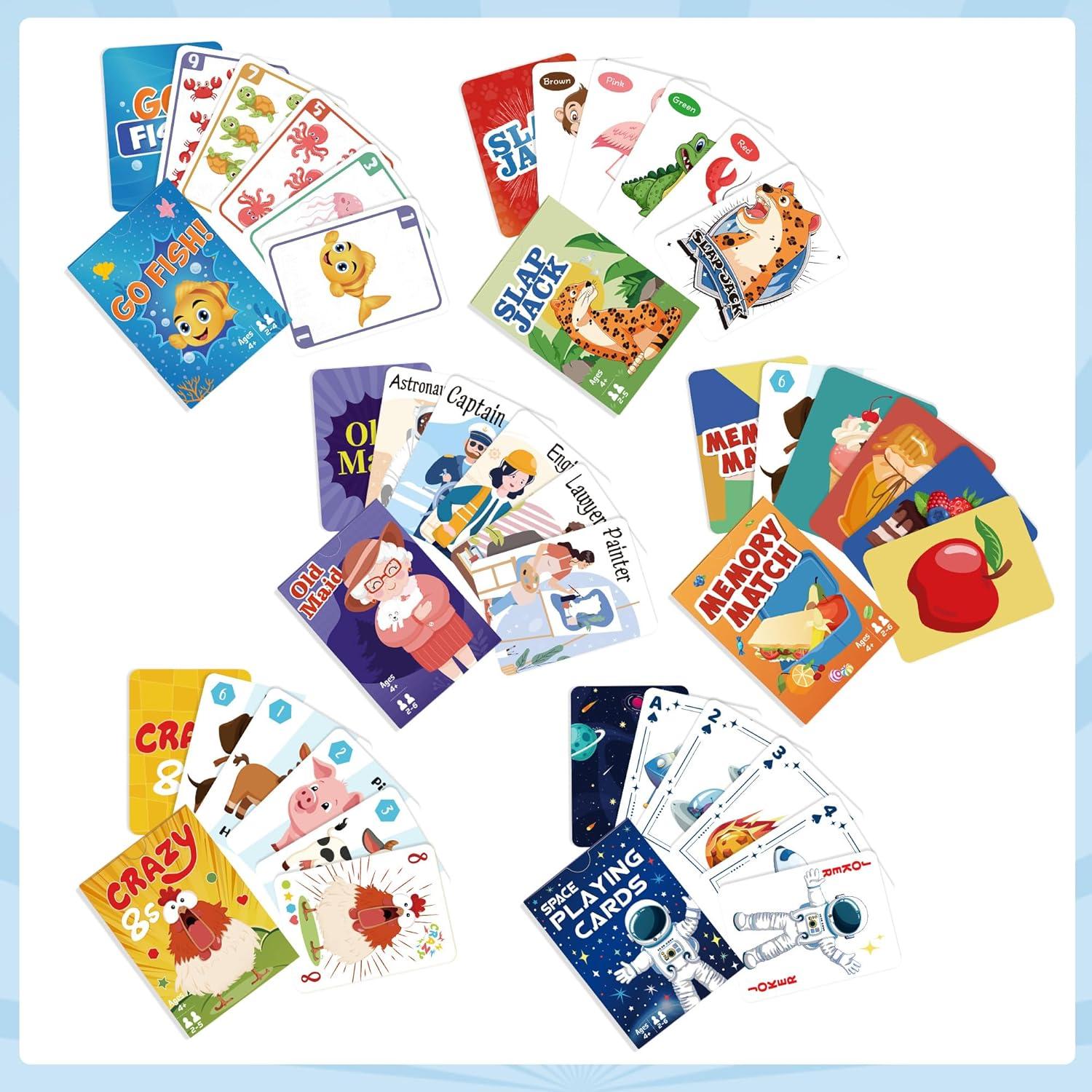 Juego de Cartas Timenued - 6 Barajas Educativas y Divertidas