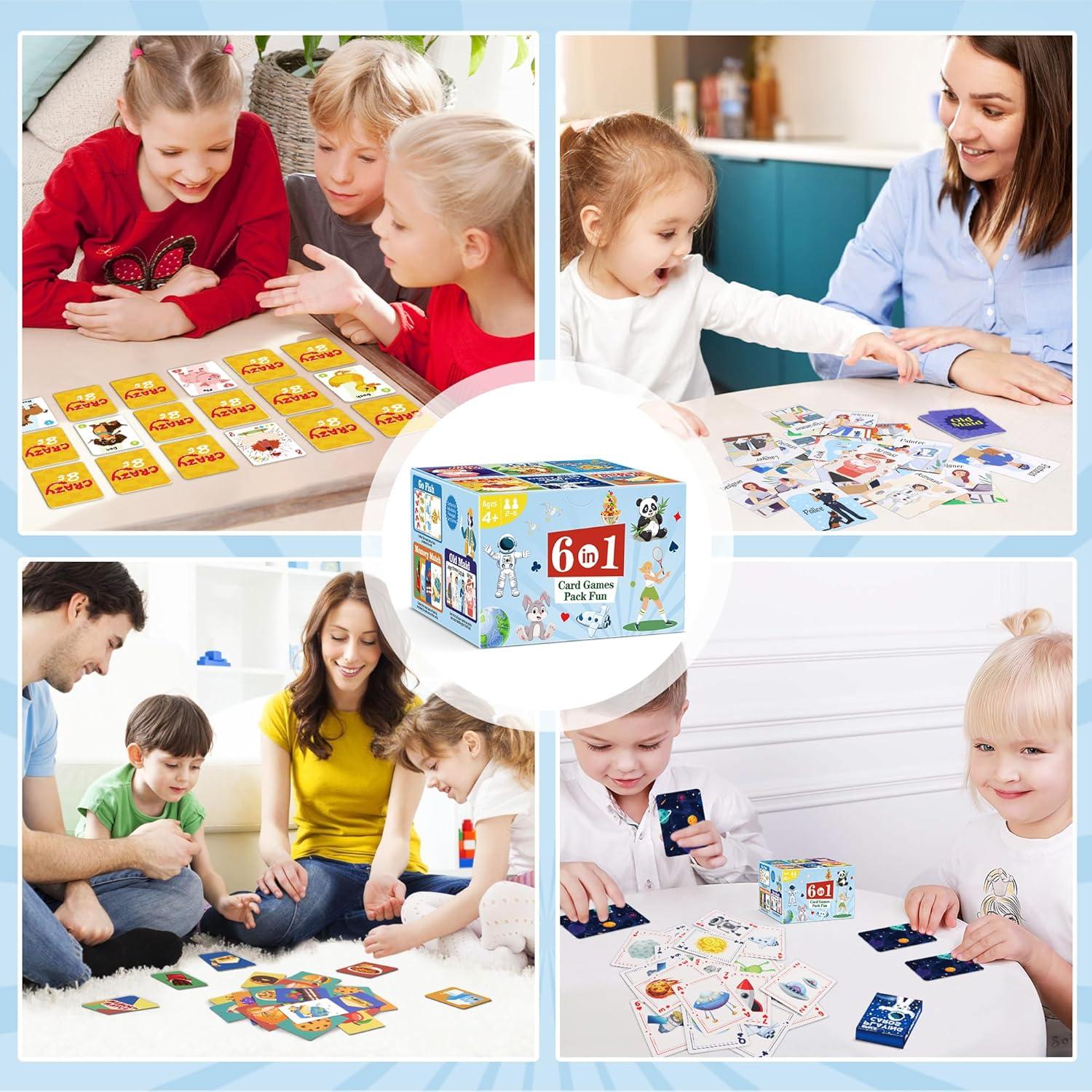 Juego de Cartas Timenued - 6 Barajas Educativas y Divertidas