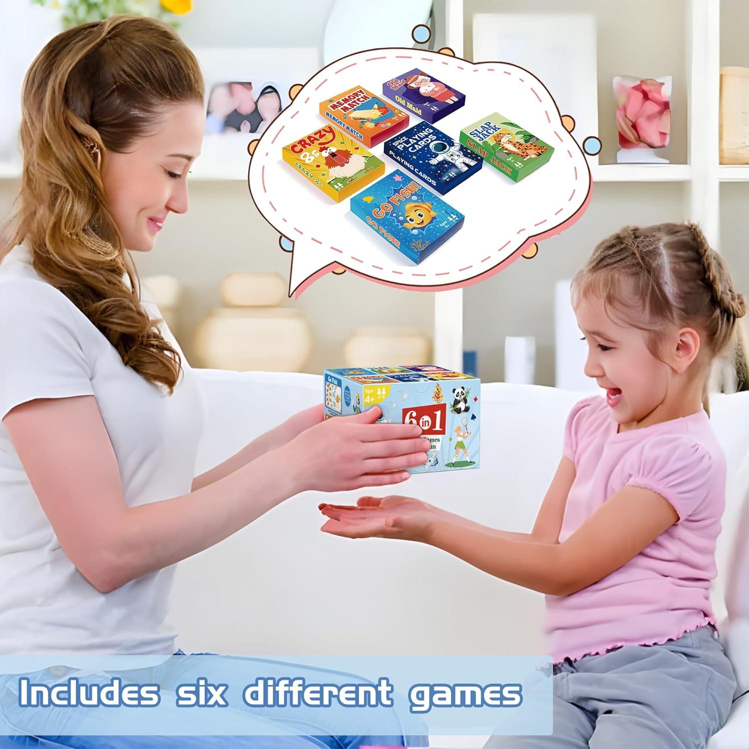 Juego de Cartas Timenued - 6 Barajas Educativas y Divertidas