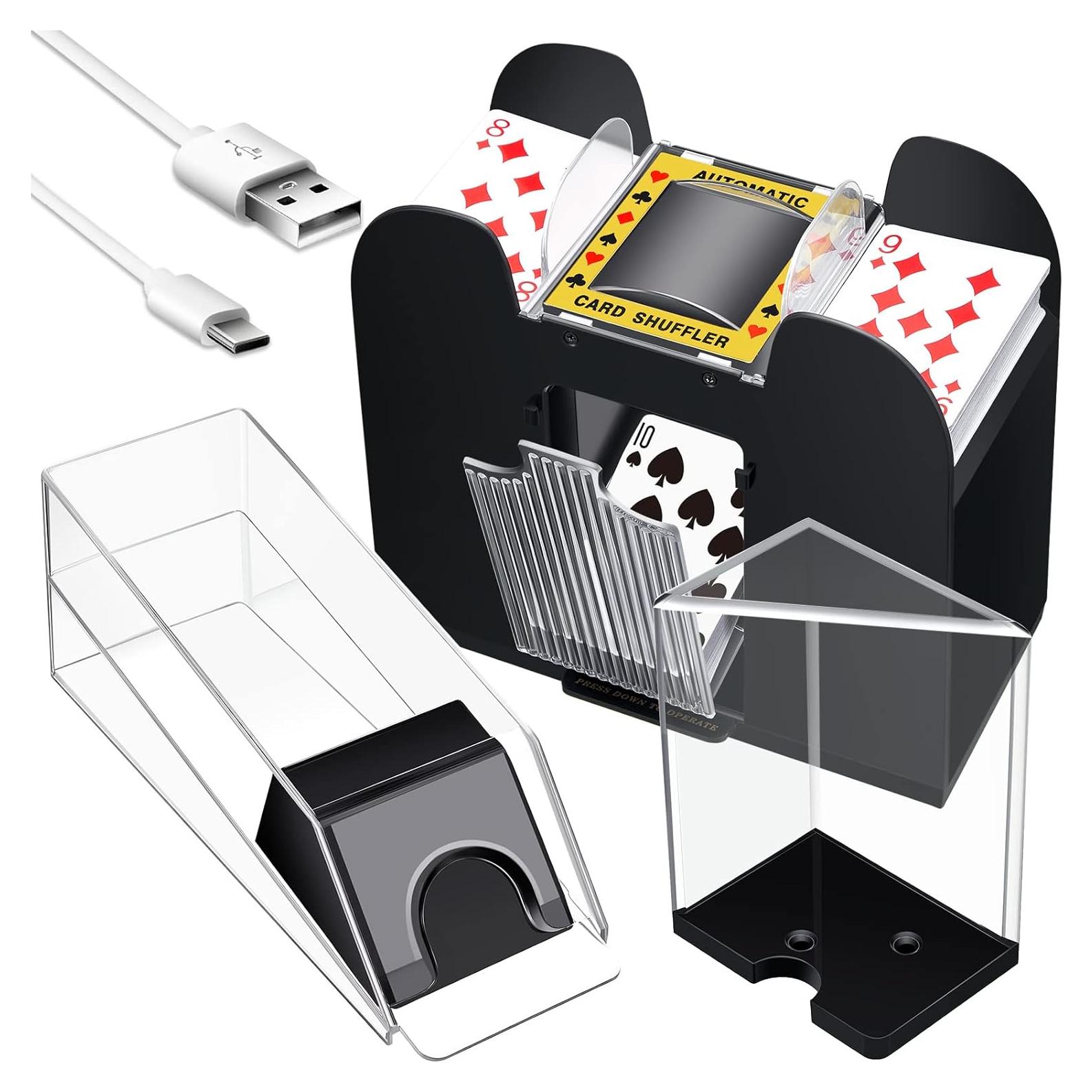 Conjunto de Blackjack Aoriher con Barajador Automático y Zapato