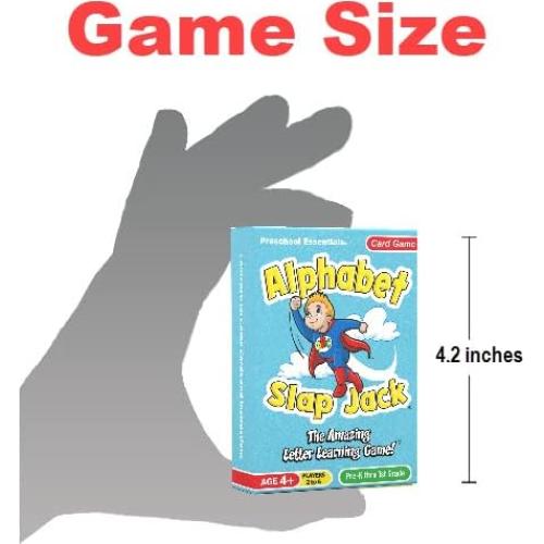 Juego de Cartas Alphabet Slap Jack - Aprendizaje Divertido 4-7 Años