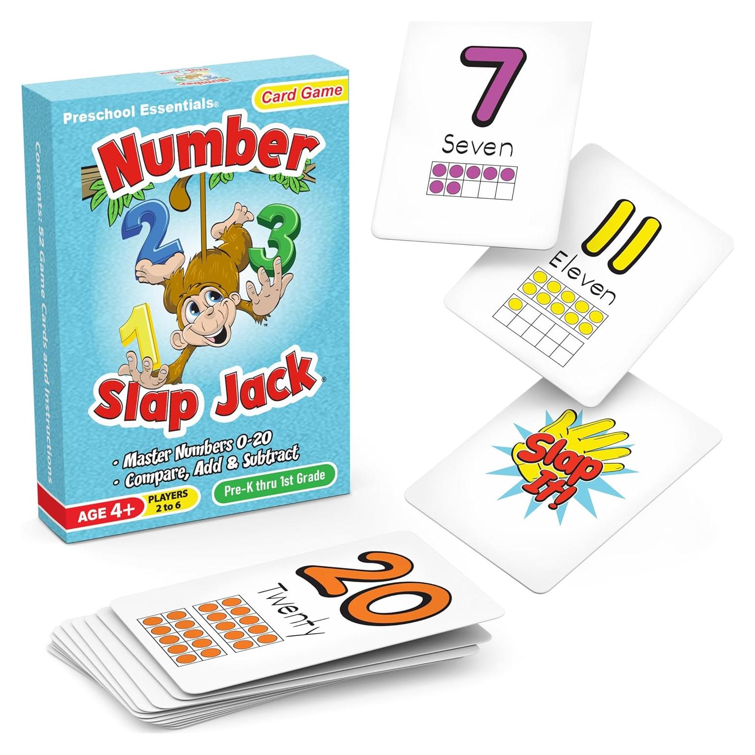Juego de Cartas Matemáticas Number Slap Jack - Arizona GameCo