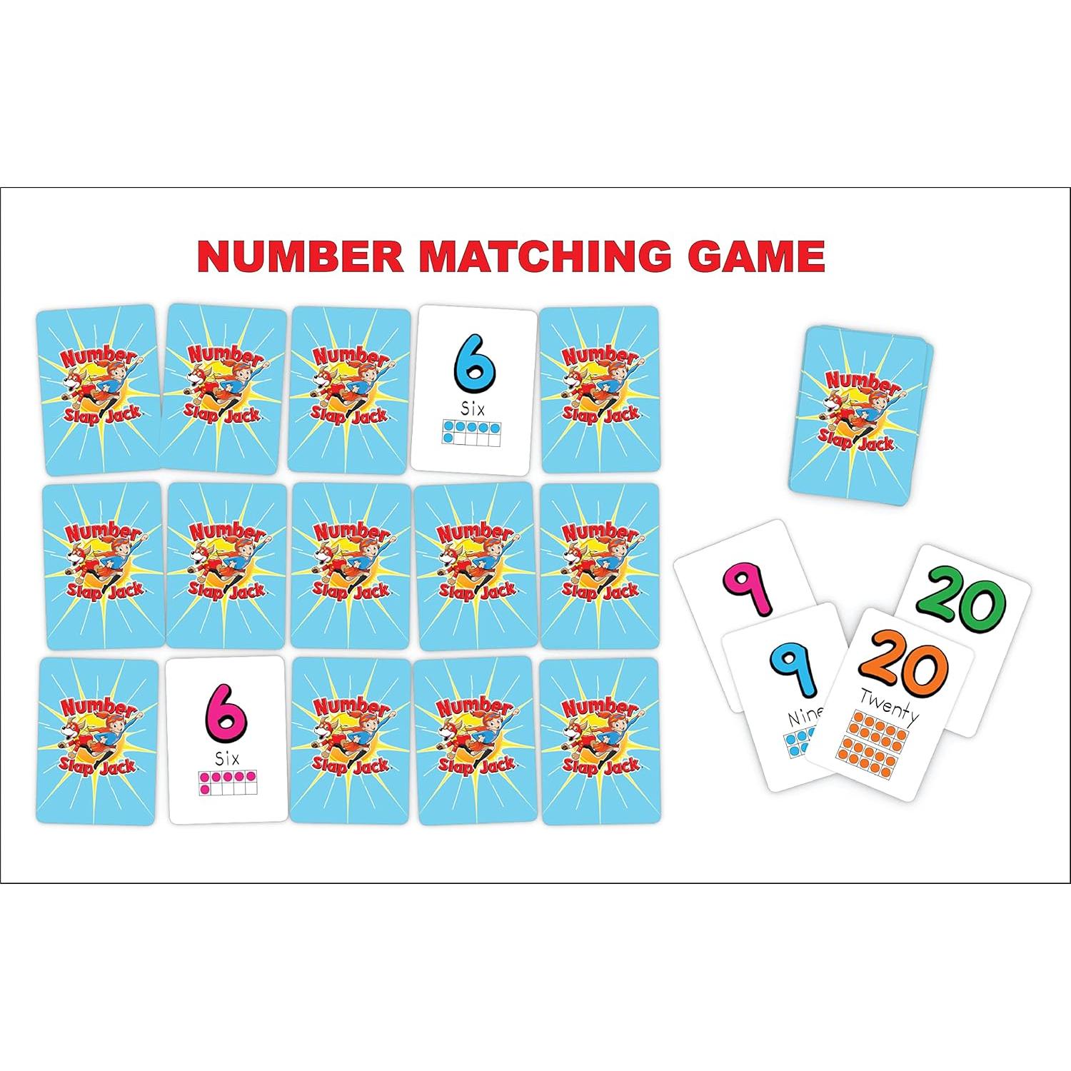 Juego de Cartas Matemáticas Number Slap Jack - Arizona GameCo