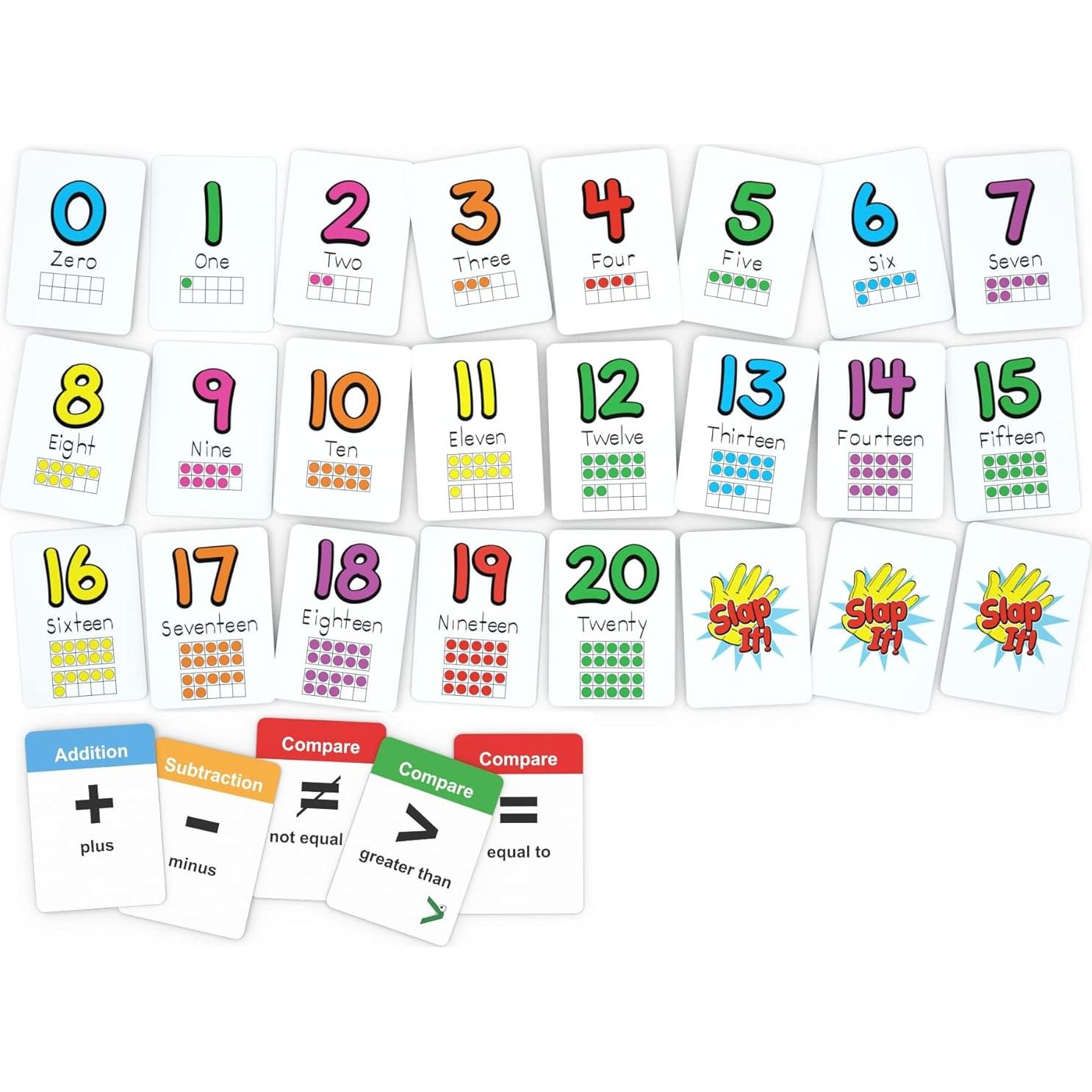 Juego de Cartas Matemáticas Number Slap Jack - Arizona GameCo