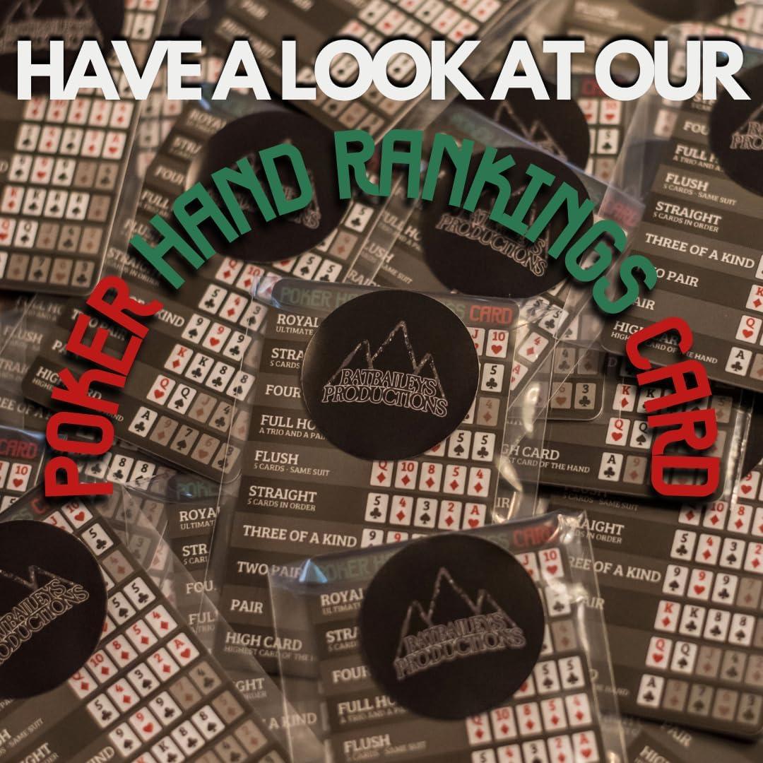 Tarjeta de Estrategia Blackjack Batbaileys 5.4x8.5cm Legal