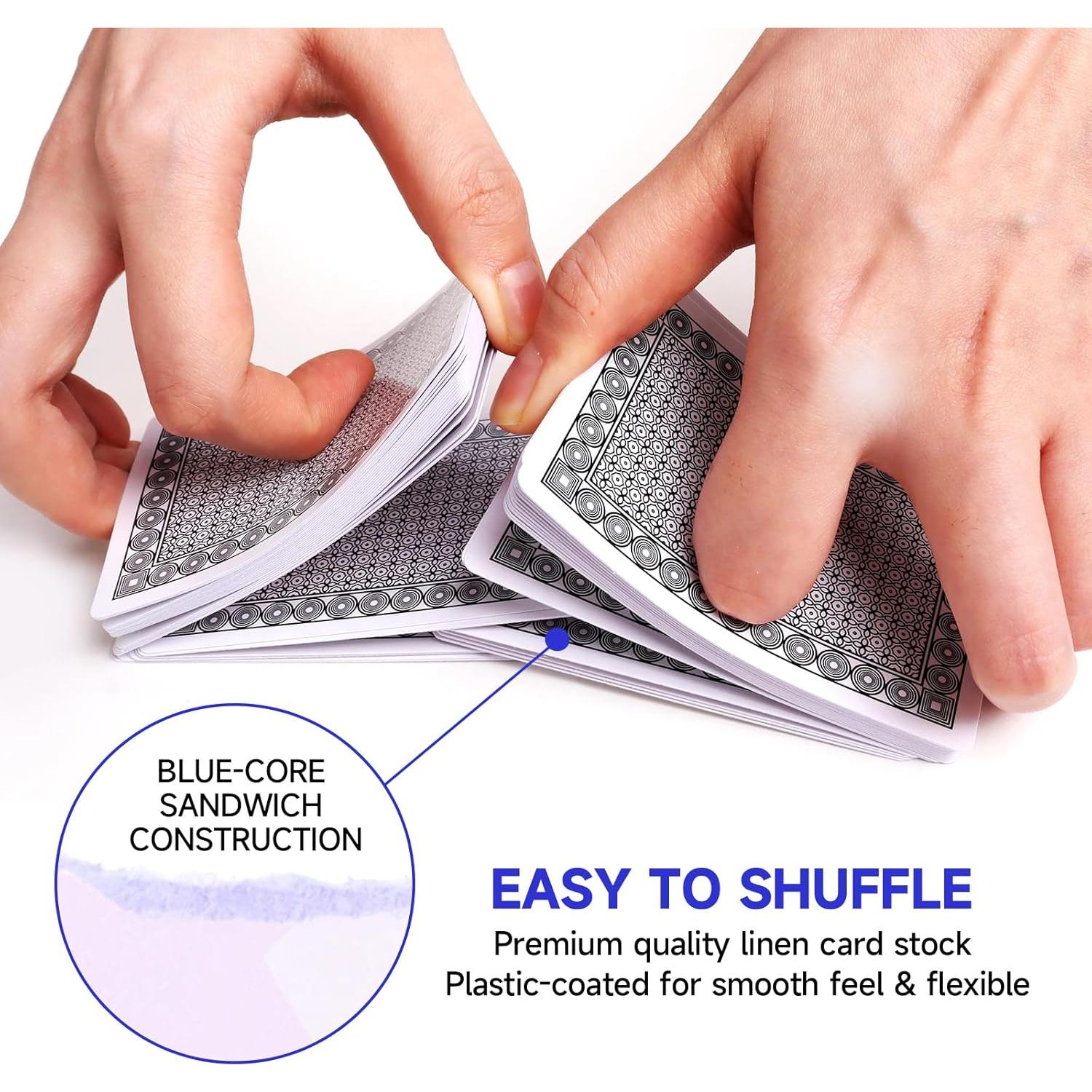 Juego de Cartas Nertz GSE - 12 Barajas Multicolores