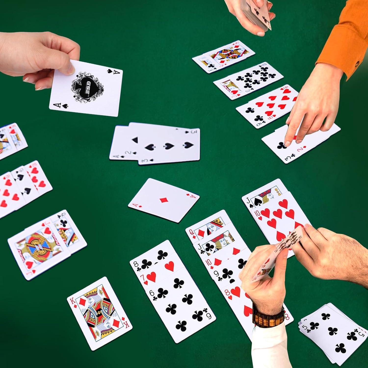 Juego de Cartas Nertz GSE - 12 Barajas Multicolores