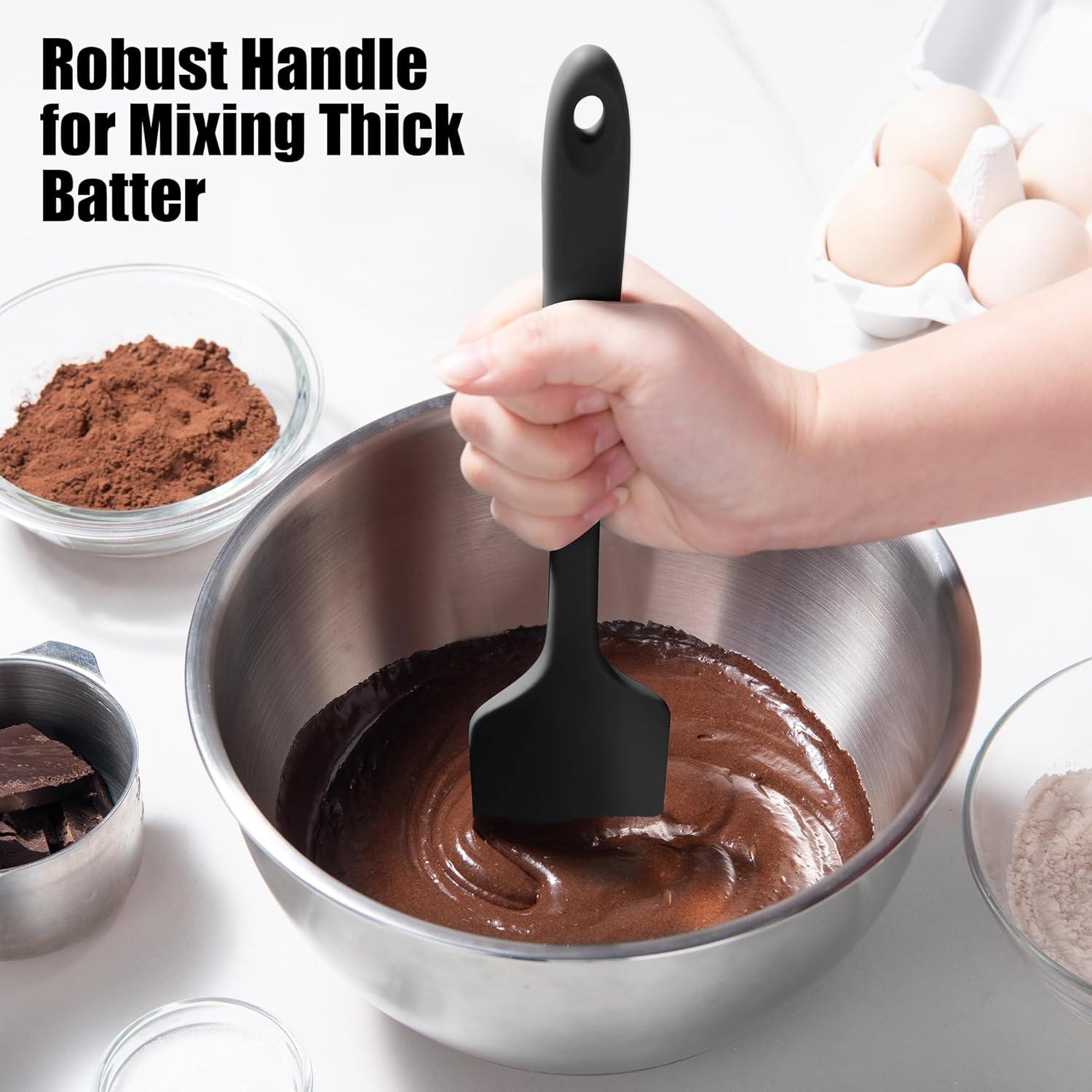 Espátulas de Silicona Doosu 2 Piezas Resistente al Calor 315°C