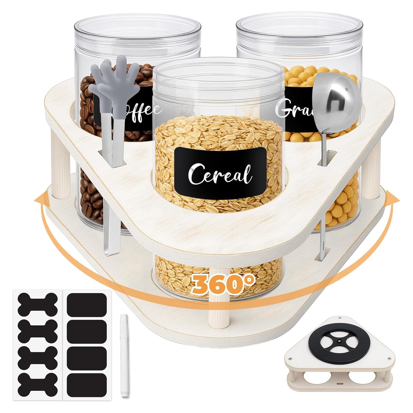 Juego de 3 Contenedores de Almacenamiento HOYTAMDAR 1.04 kg