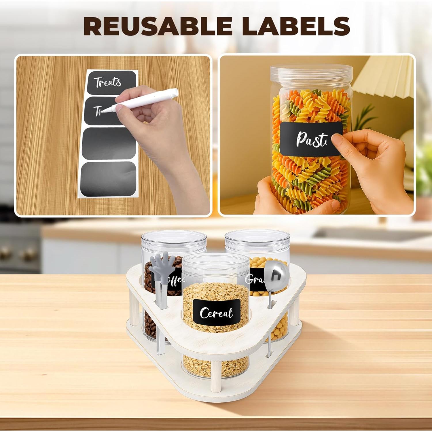 Juego de 3 Contenedores de Almacenamiento HOYTAMDAR 1.04 kg