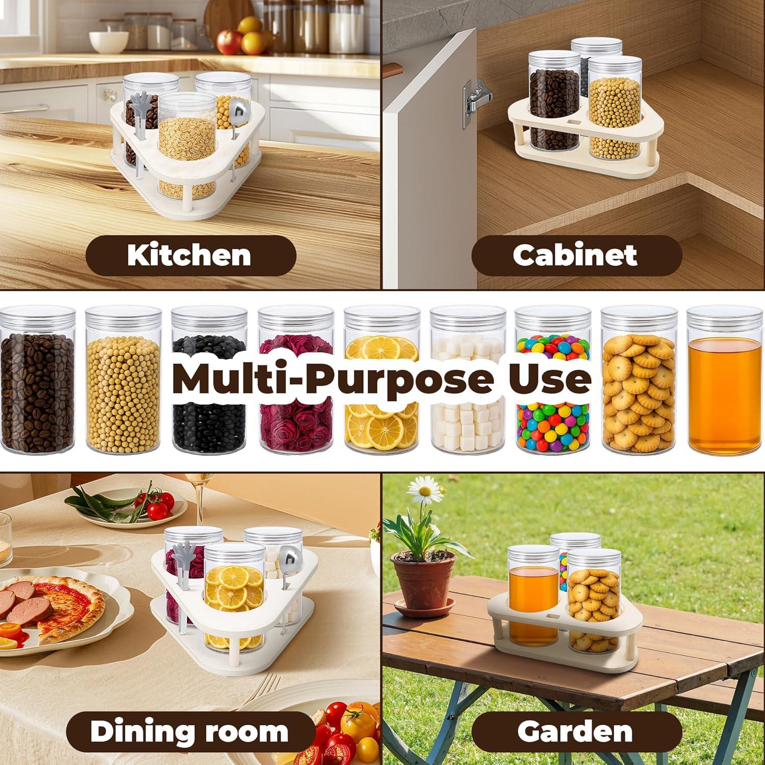 Juego de 3 Contenedores de Almacenamiento HOYTAMDAR 1.04 kg