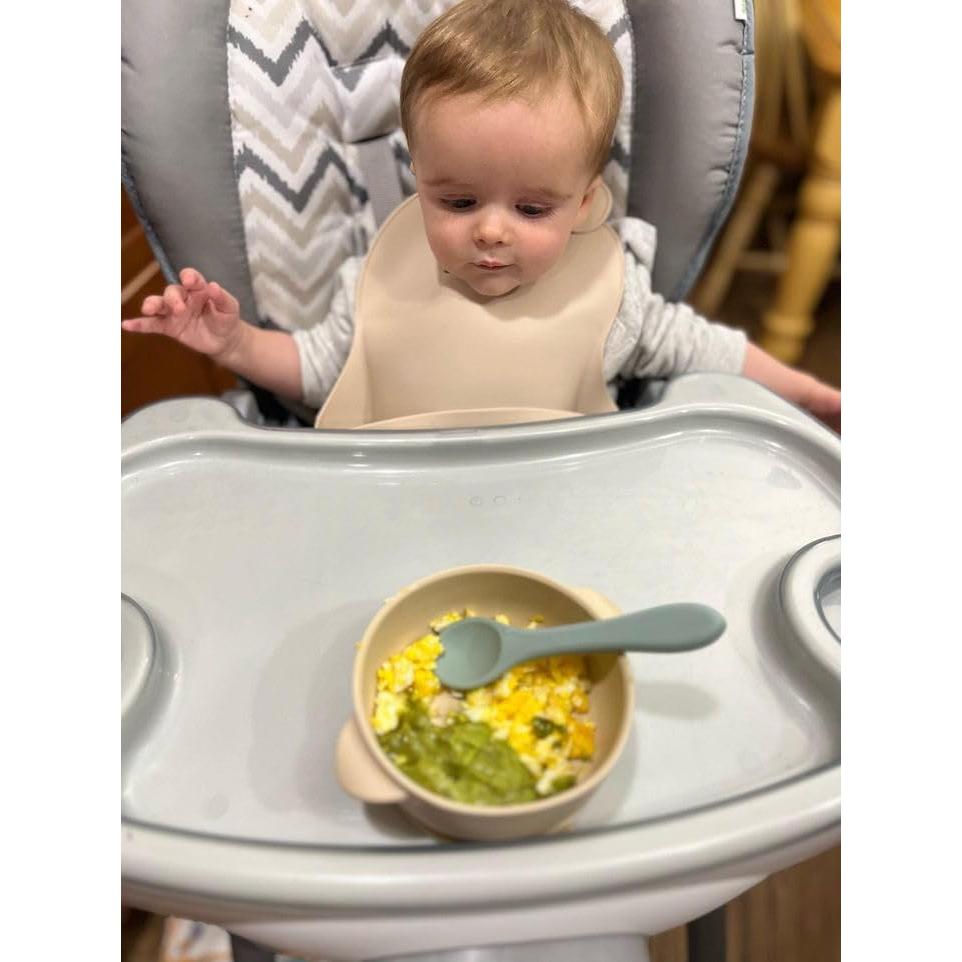 Conjunto de Alimentación Silicona PandaEar 10 Piezas Bebés