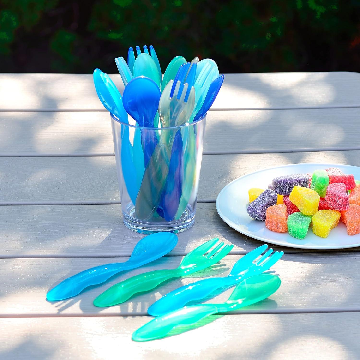 Set de Utensilios de Plástico Youngever 18 Pcs para Niños