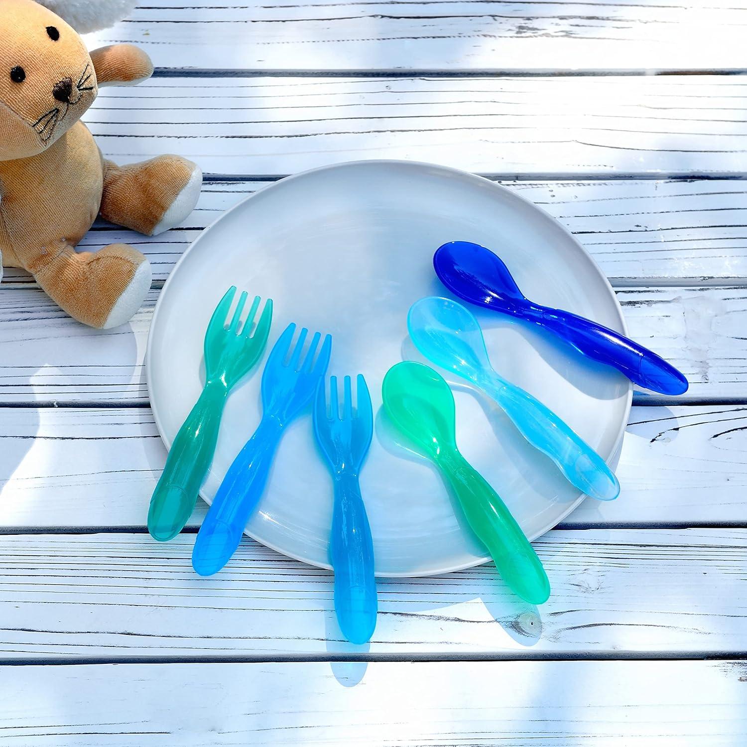 Set de Utensilios de Plástico Youngever 18 Pcs para Niños