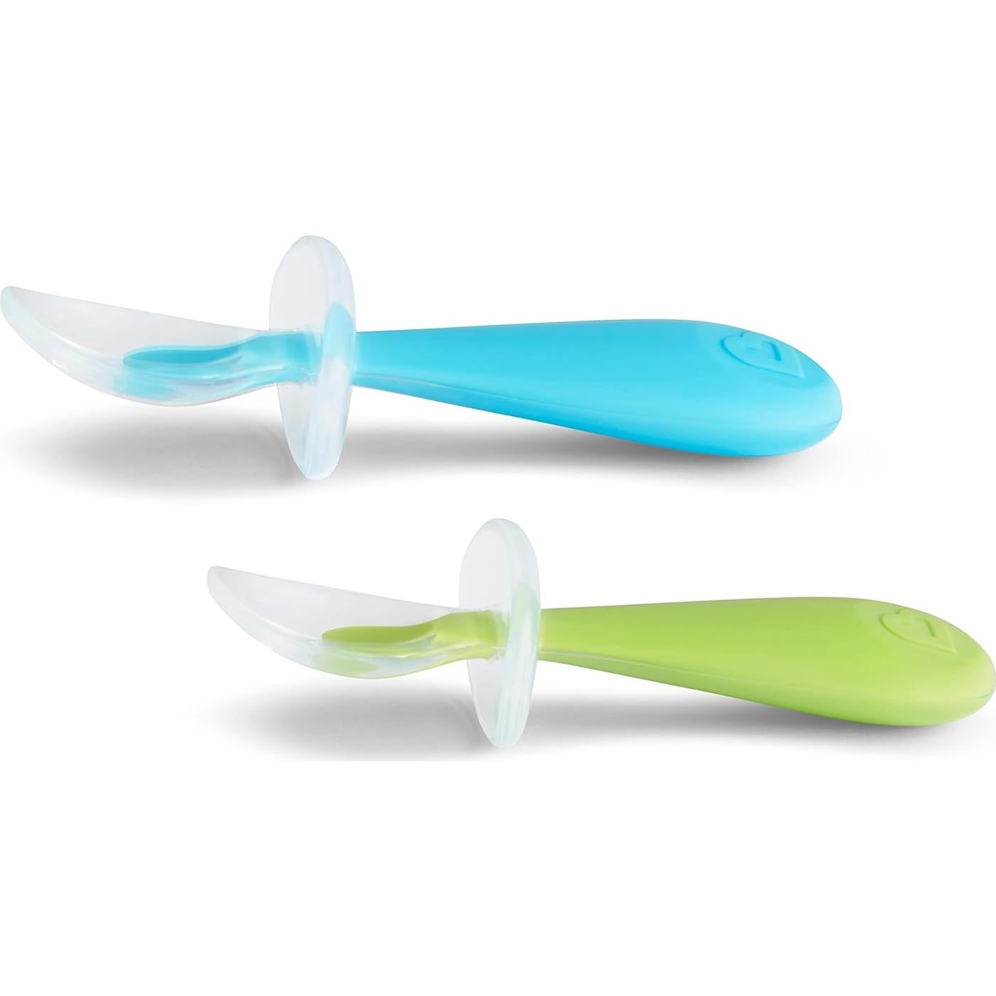 Cucharas de Silicona Munchkin Scoop para Bebés, Paquete de 4