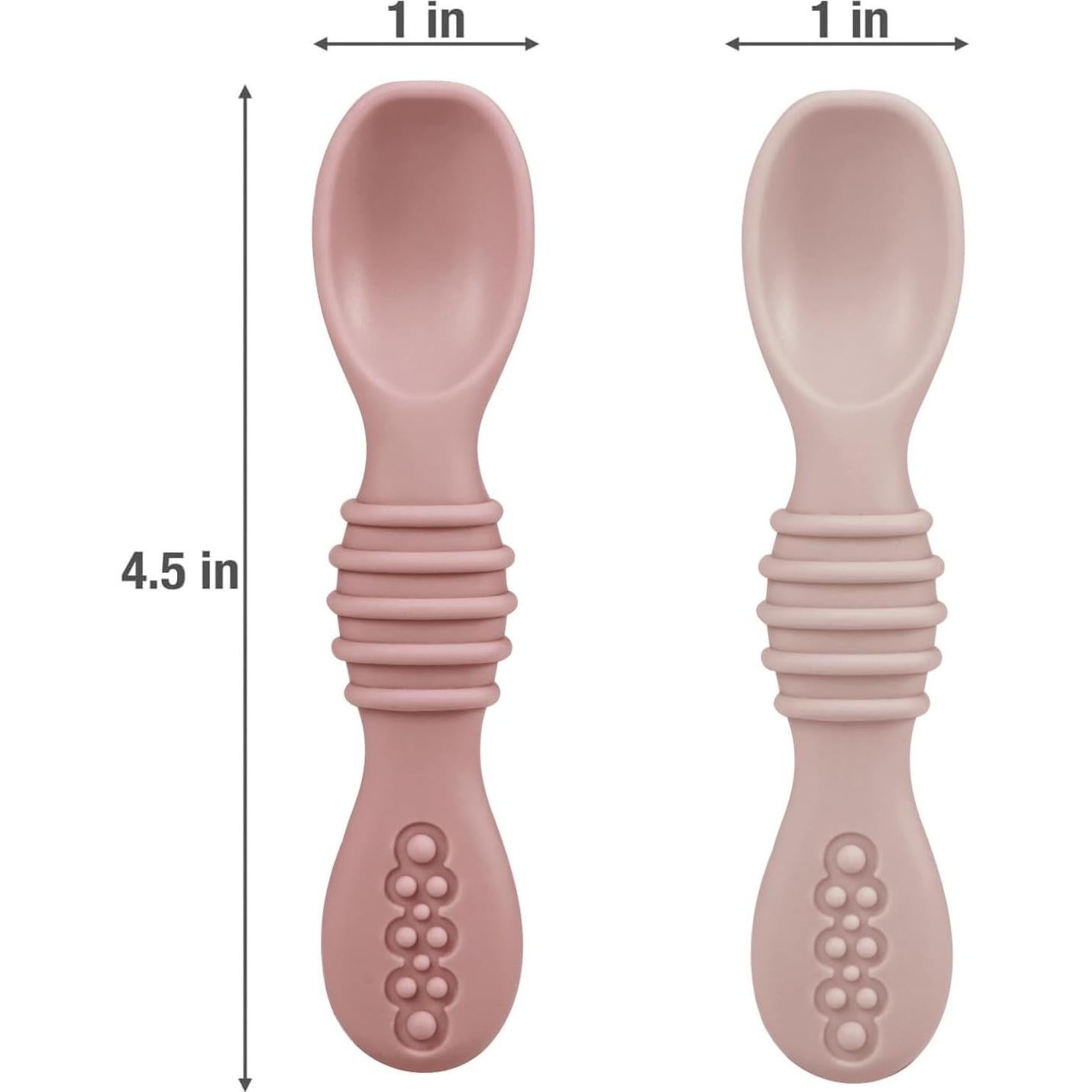 Set de Alimentación para Bebés PandaEar de Silicona 12 Piezas
