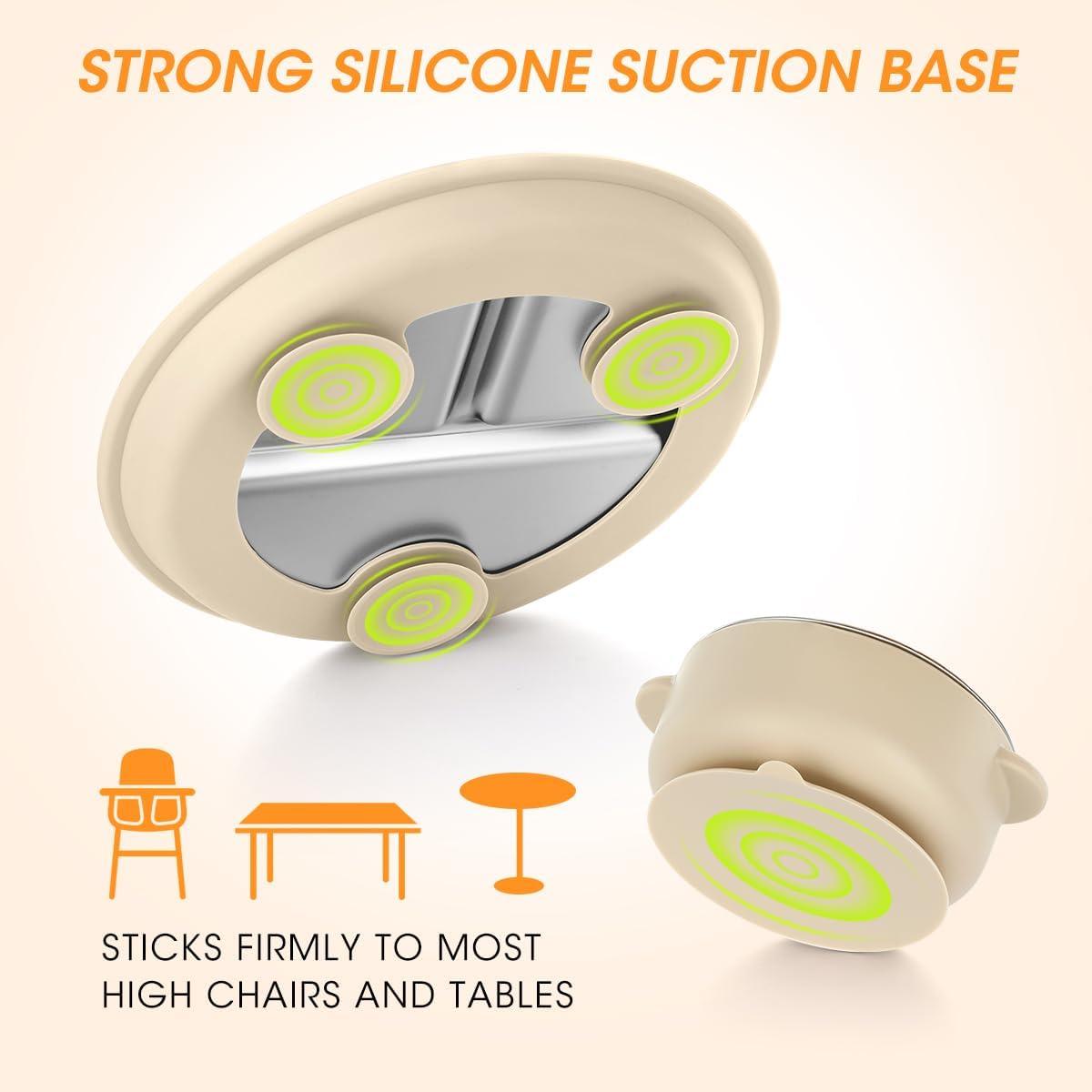 Juego de Vajilla para Niños AIEVE con Succión 4 Piezas