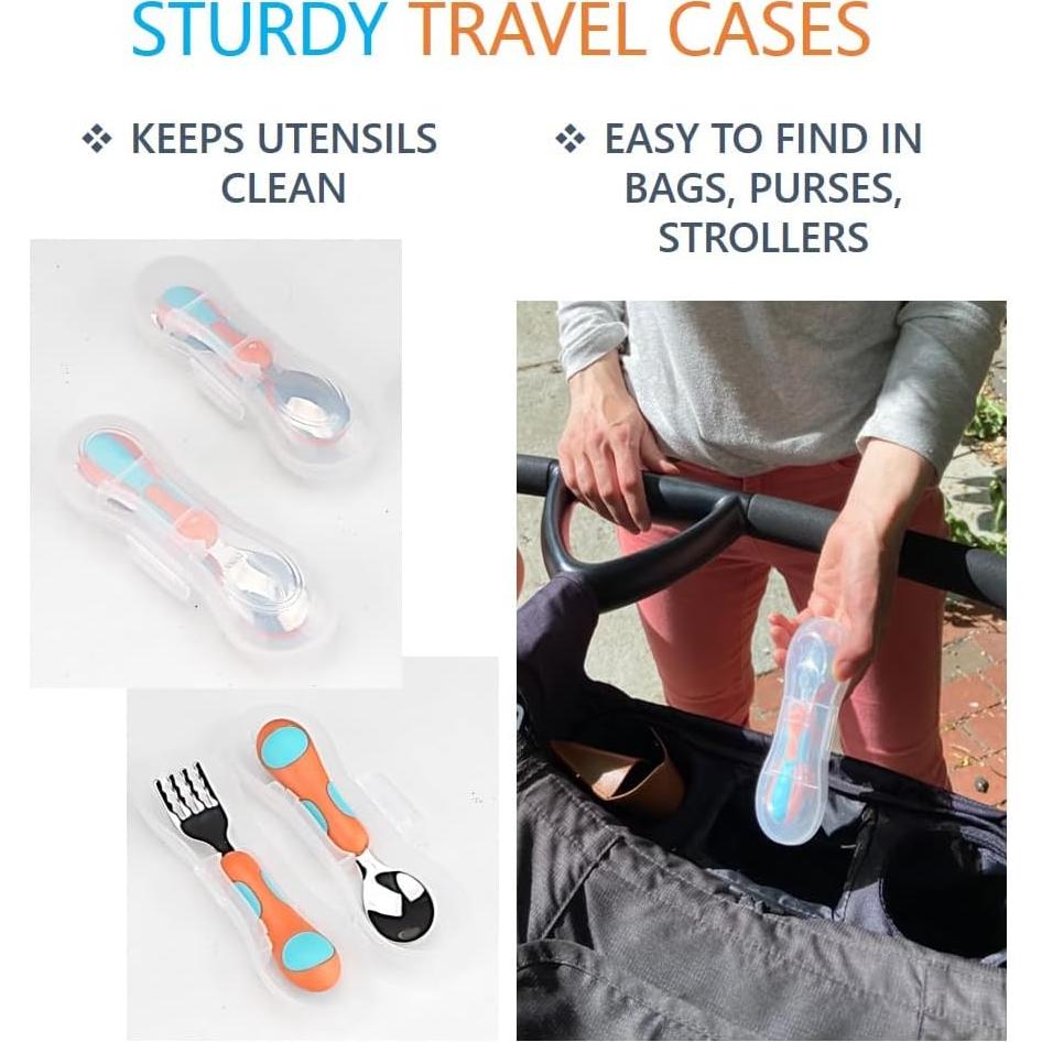 Juego de Cubiertos de Acero Inoxidable Kinsho para Niños 6 Piezas