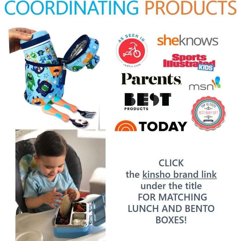 Juego de Cubiertos de Acero Inoxidable Kinsho para Niños 6 Piezas