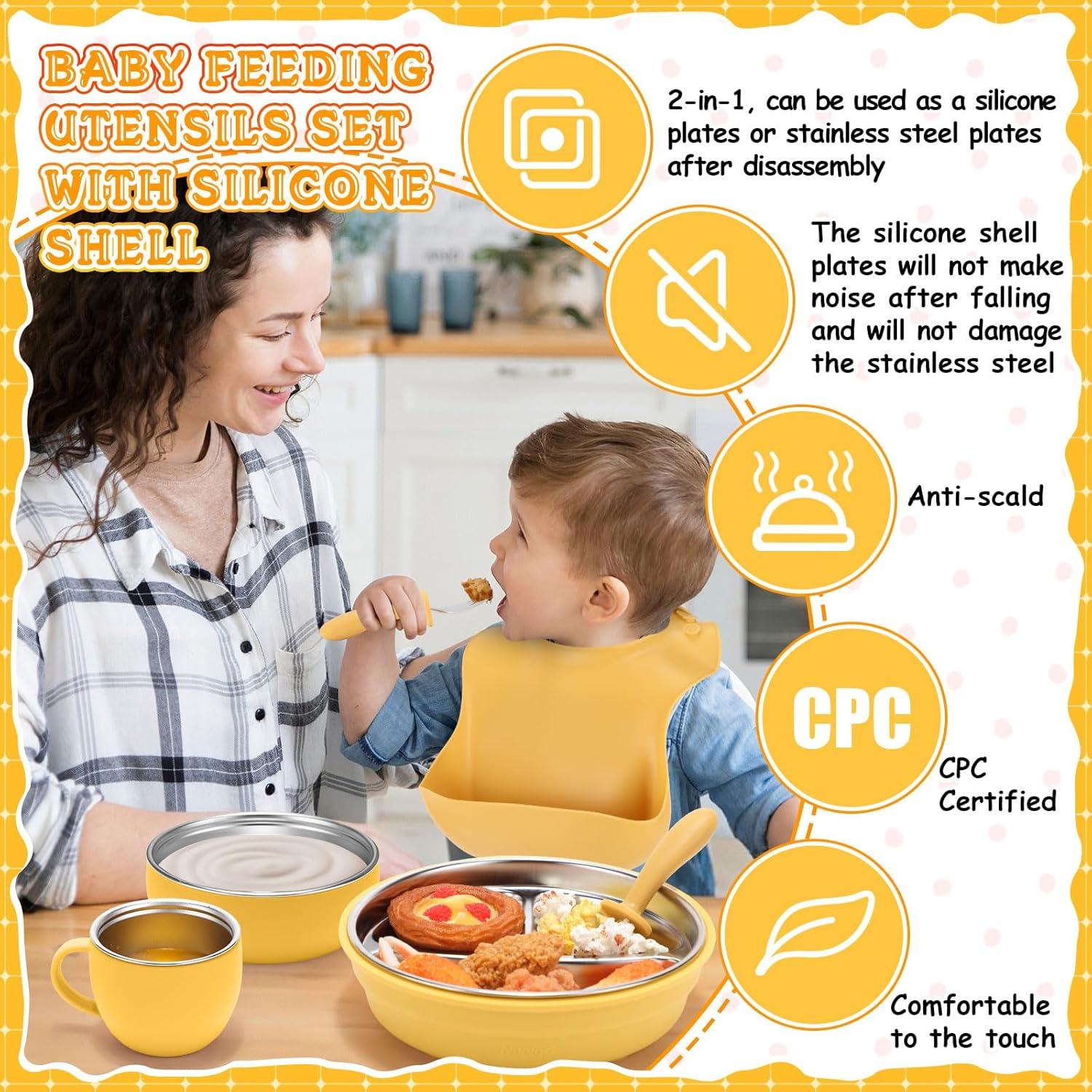 Set de Vajilla para Niños Nuogo 6 Piezas Acero Inoxidable