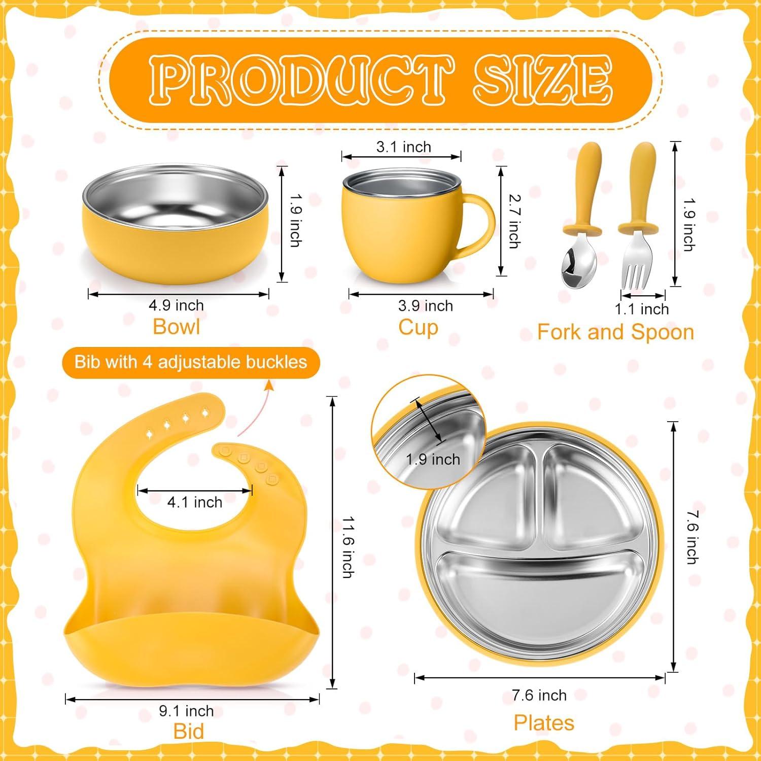 Set de Vajilla para Niños Nuogo 6 Piezas Acero Inoxidable