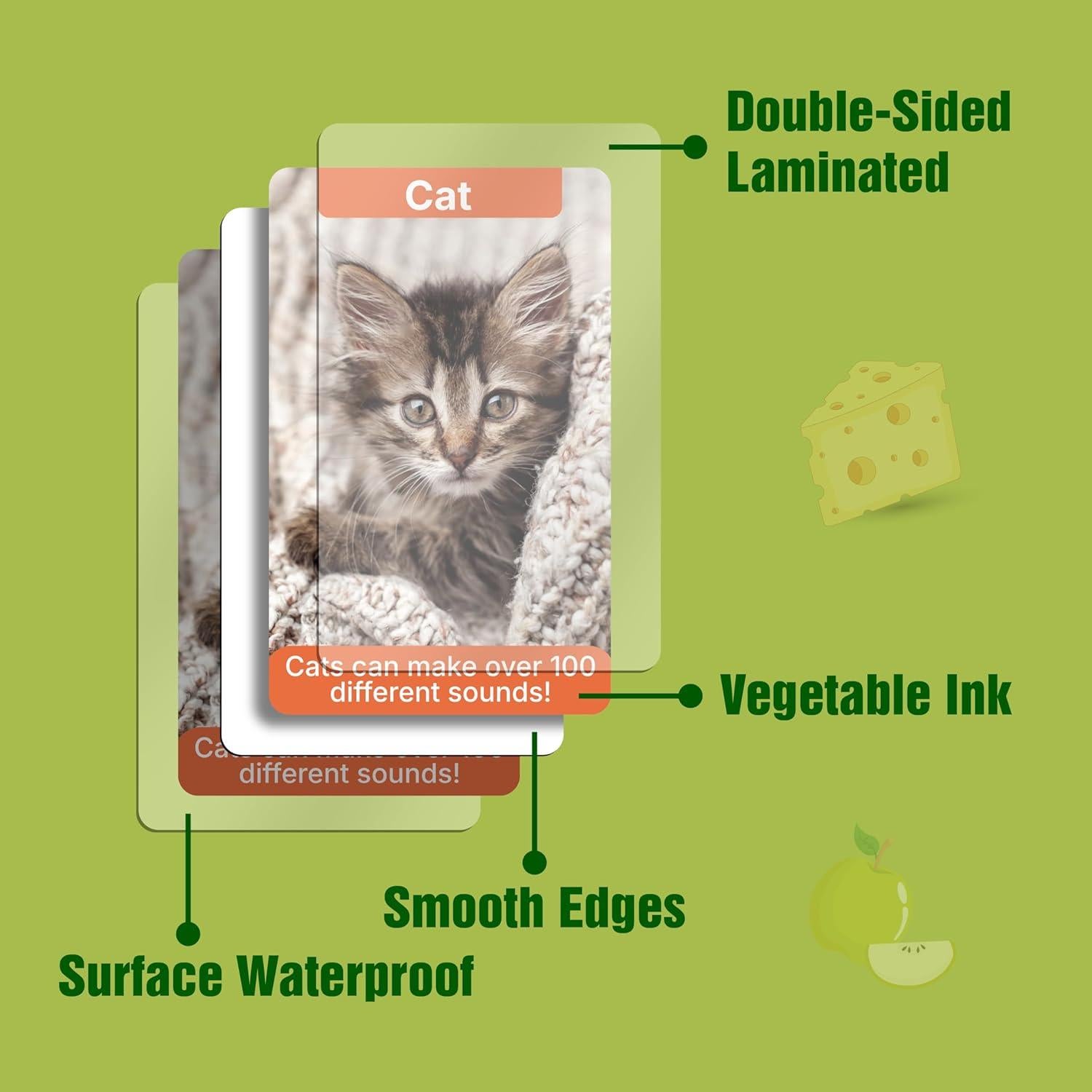 Juego de Cartas Animal Go Fish EDUMAETRIX - 72 Cartas Educativas