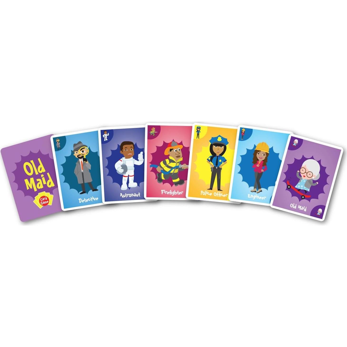 Juego de Cartas Old Maid Jumbo University Games - Para Niños 4+