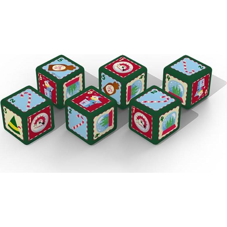Juego de Dados d6 Elfo USAopoly - 6 Caras Navideños