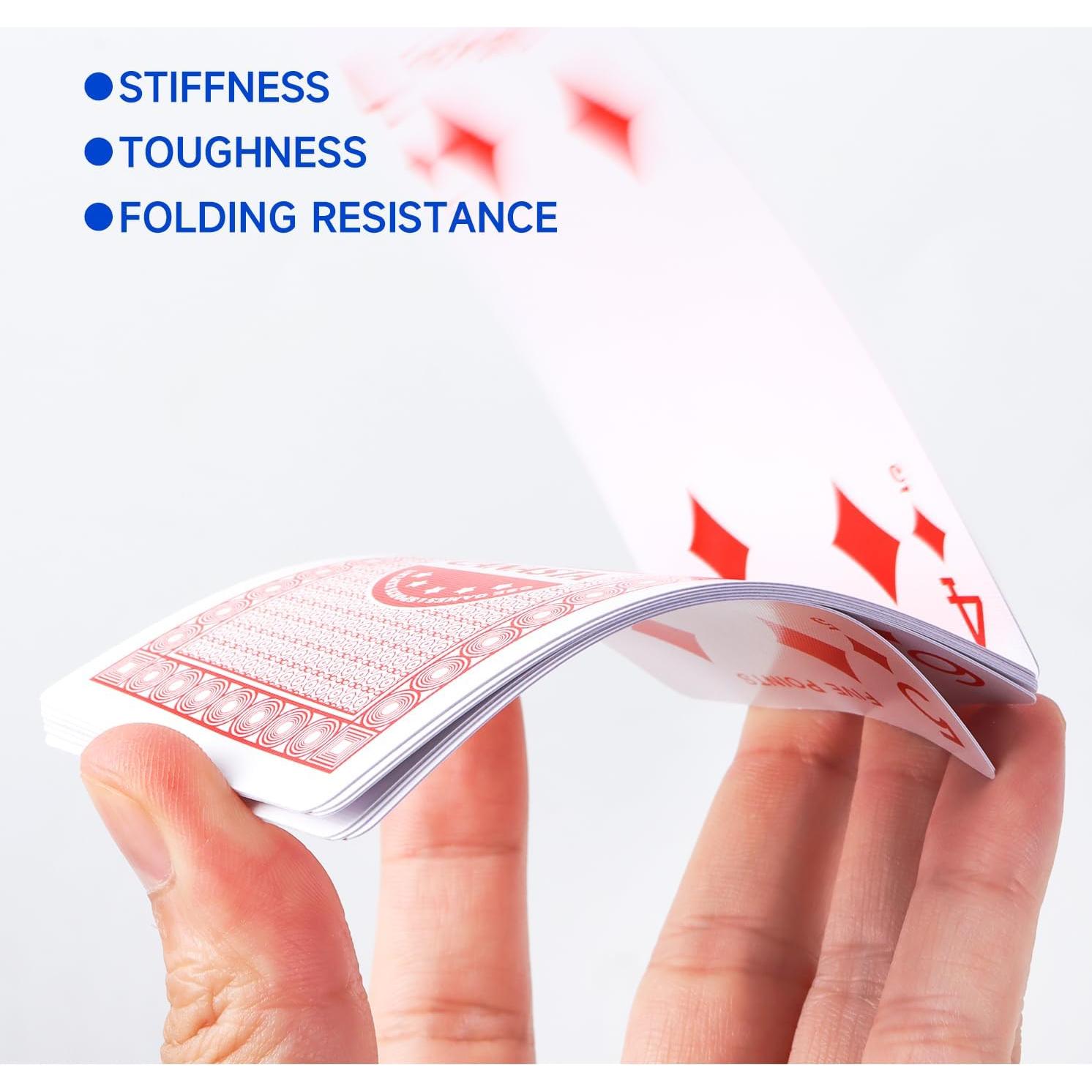 Juego de Canasta GSE - 2 Barajas Rojas con Reglas