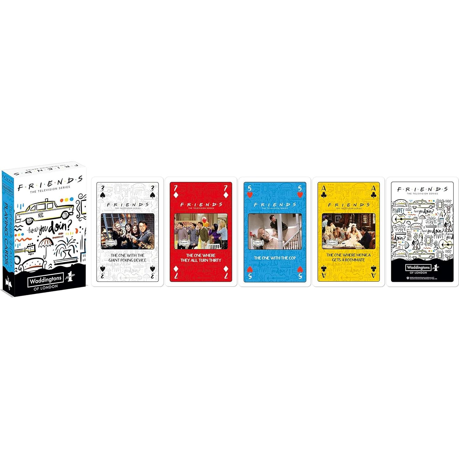 Juego de Cartas Waddingtons Amigos - 100% Plástico, 69.9g