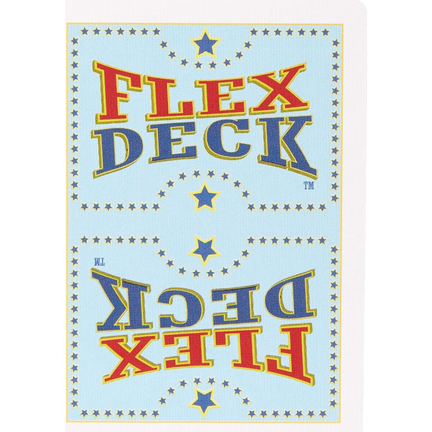 Flex Deck Juegos de Cartas Todo en Uno - Caja Blanca 4 Colores