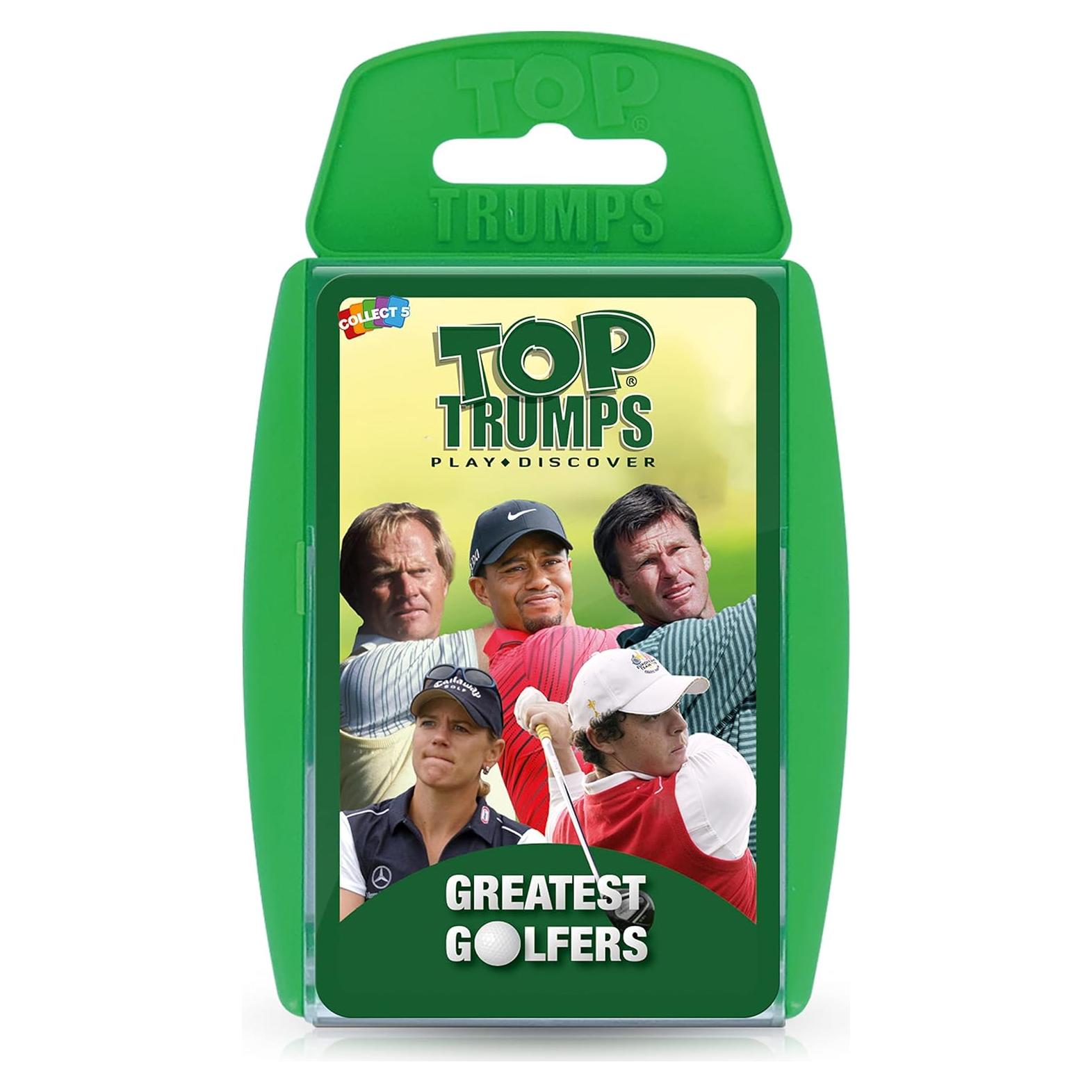 Juego de Cartas Top Trumps Golfistas - 2-6 Jugadores - 6 Años+