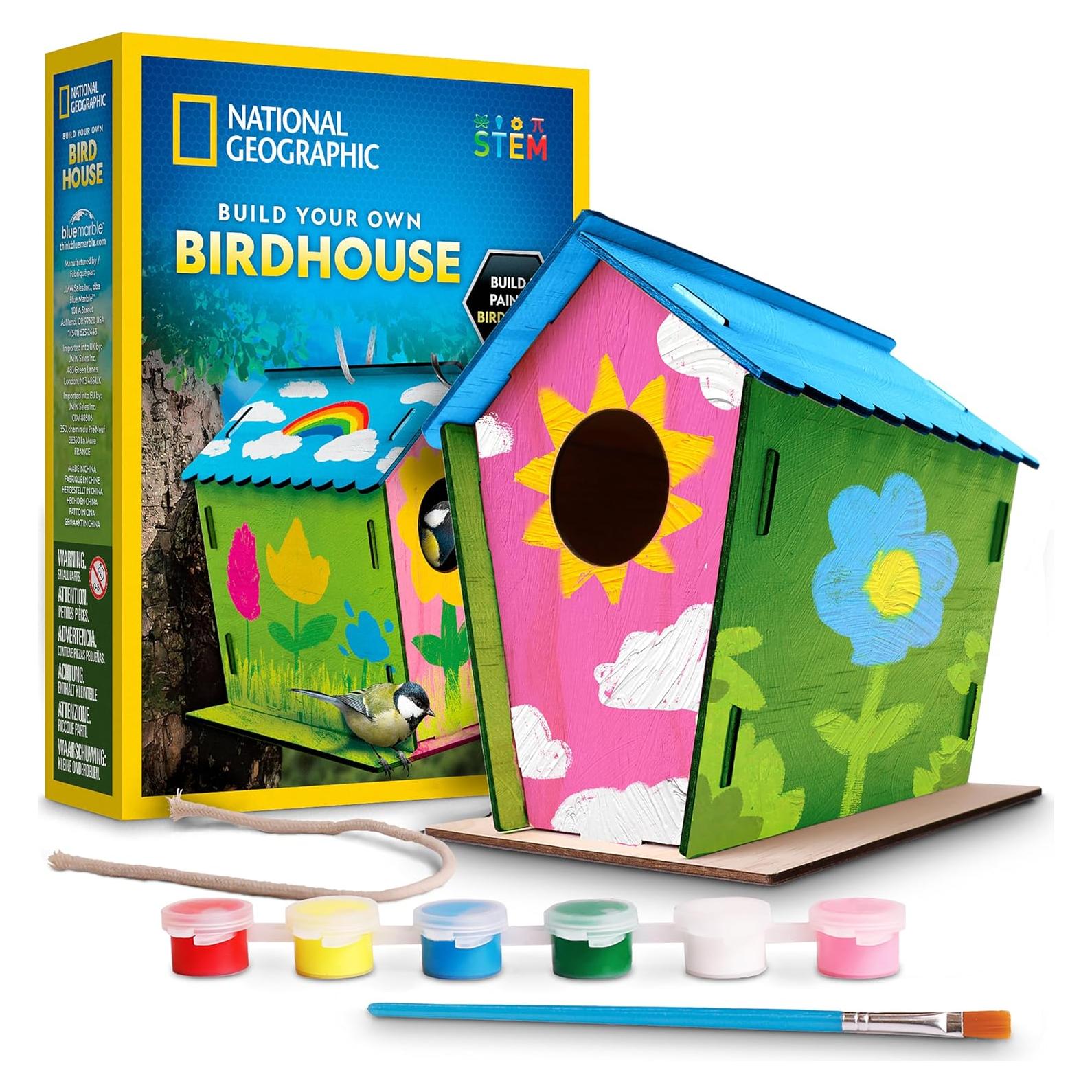 Kit de Manualidad Casa de Aves Blue Marble - DIY para Niños