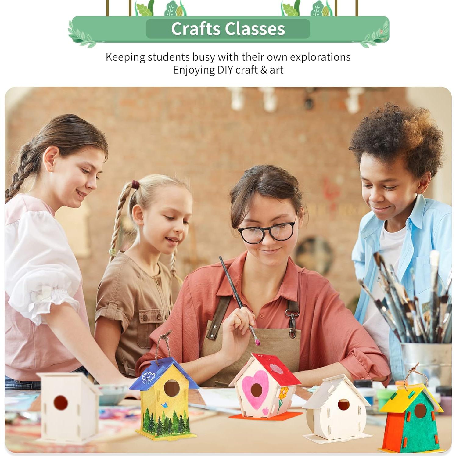 Kits de Casas para Pájaros de Madera ILHSTY - 18 Piezas DIY