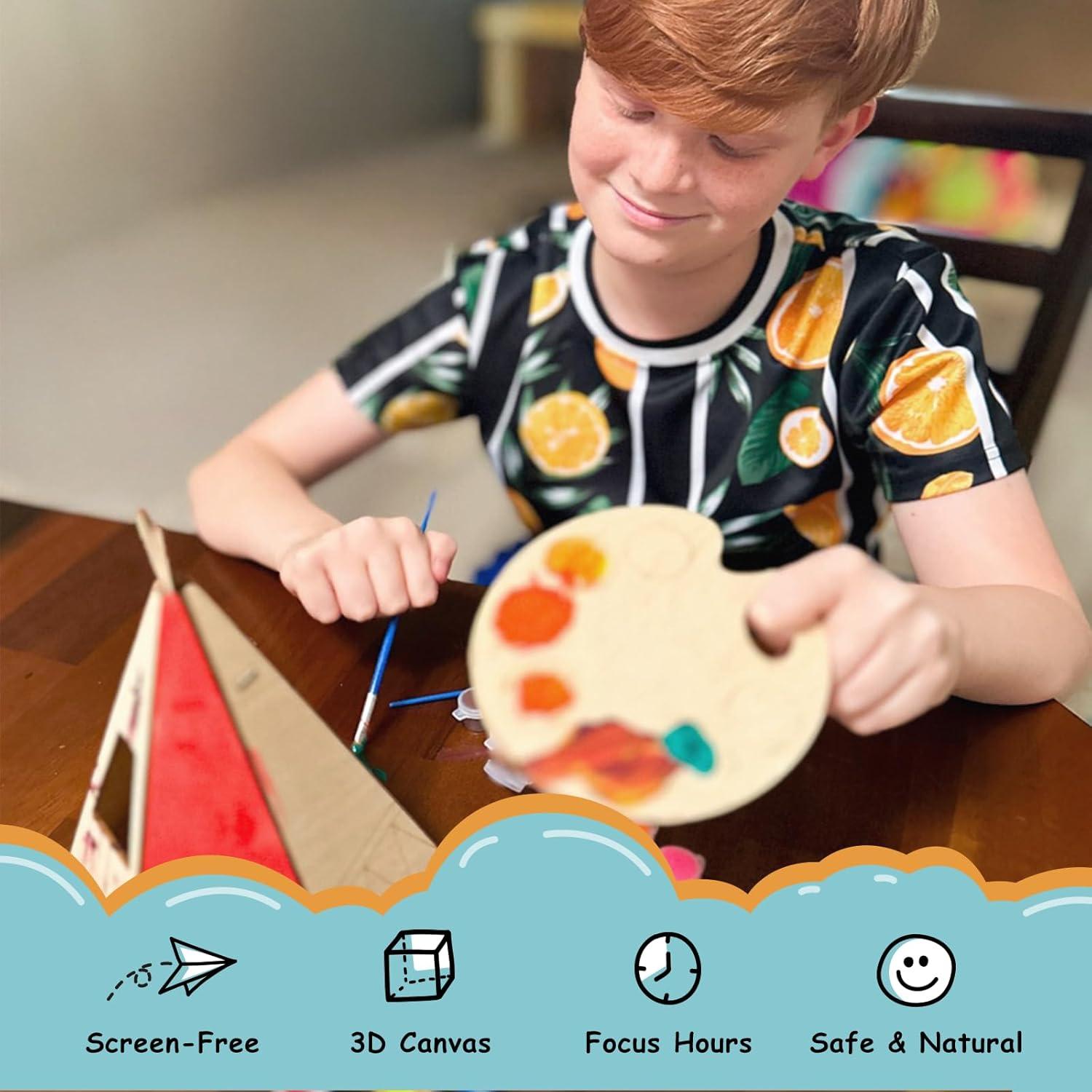 Kit de Pintura Casa de Pájaros Nonotree 20.32 cm DIY Niños