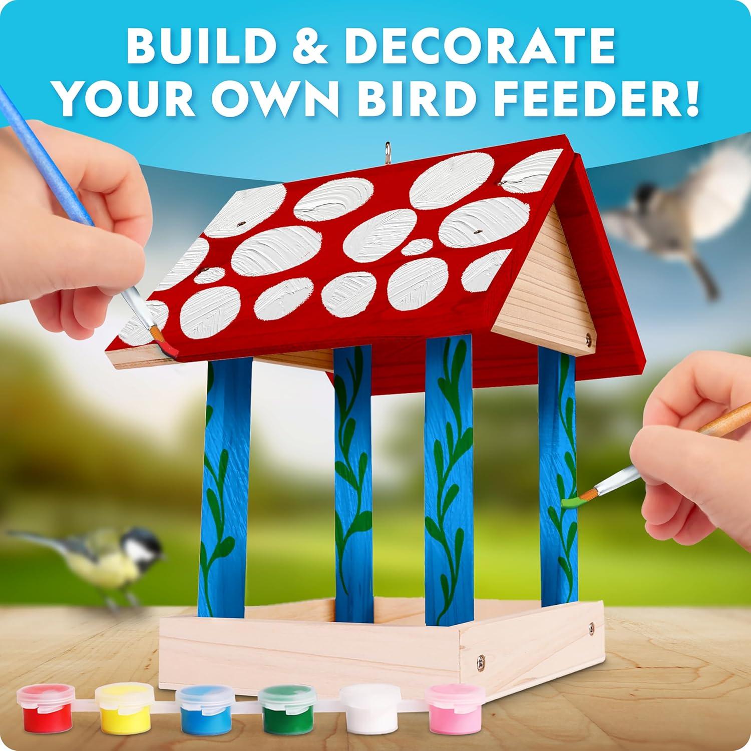 Kit de Alimentador de Aves DIY Blue Marble - Manualidad para Niños